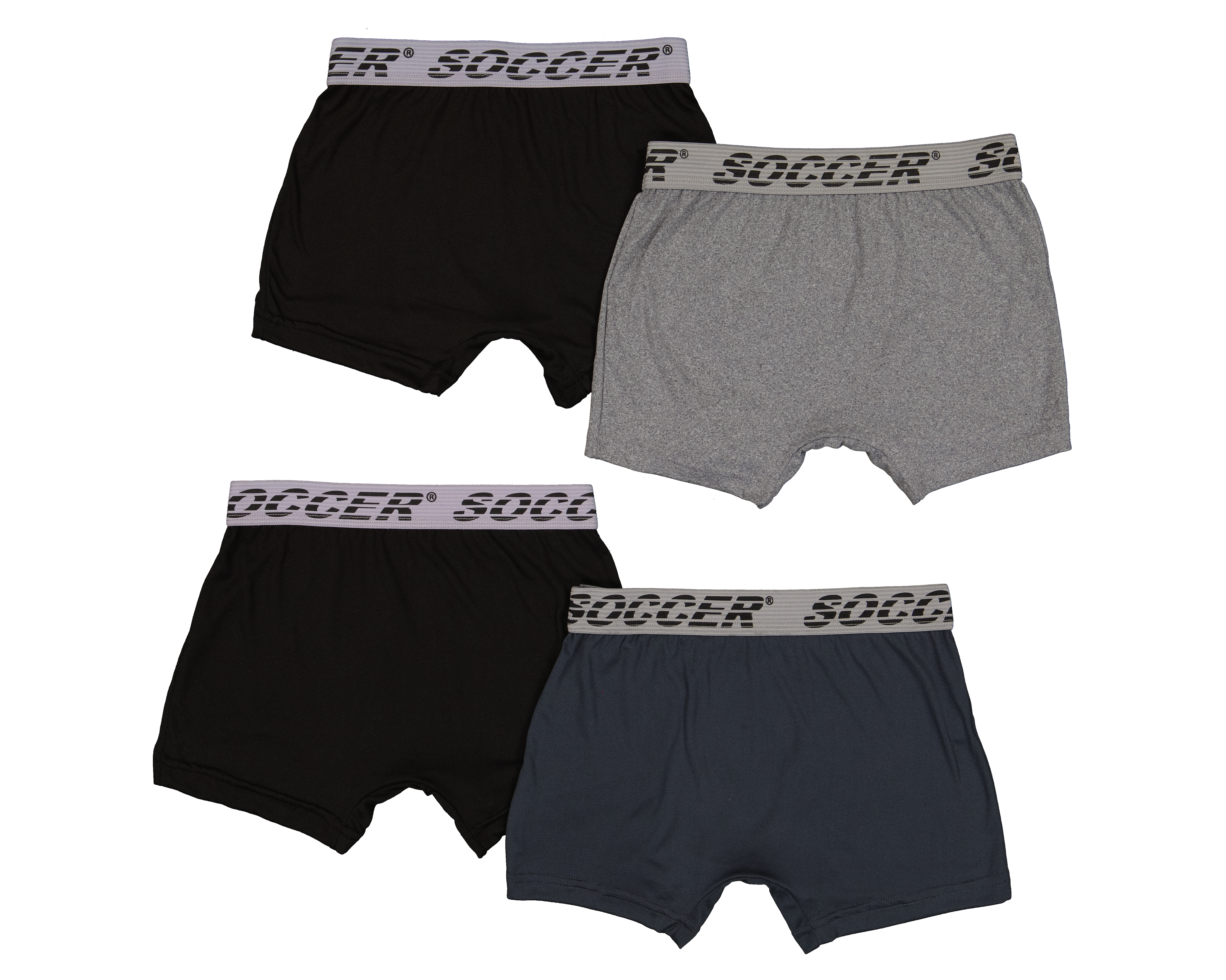 Foto 2 | Foto 2 | Bóxer Corto Soccer para Hombre 4 Piezas