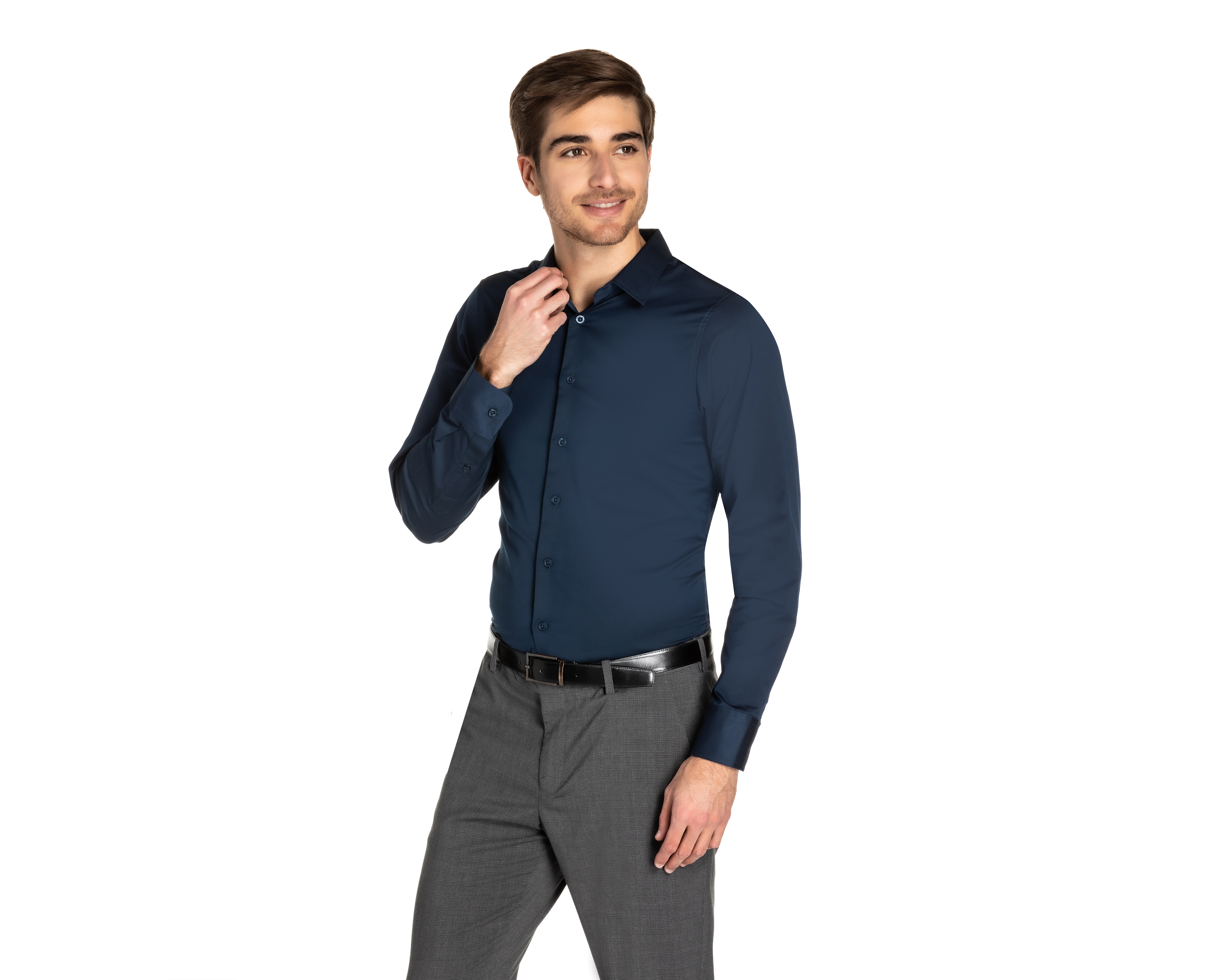 Foto 2 pulgar | Foto 1 | Camisa Casual Wall Street Extra Slim Fit Lisa