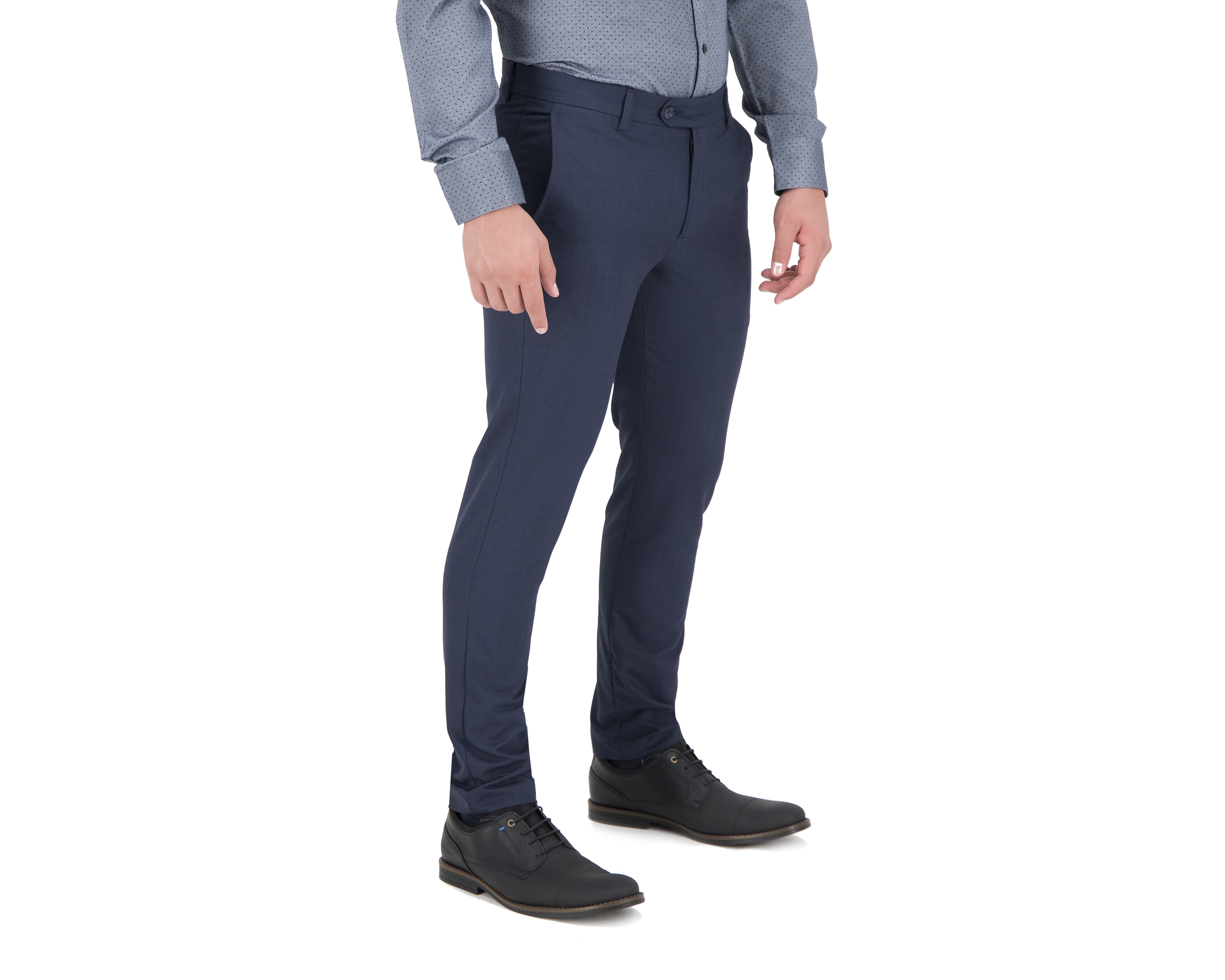 Pantalón de Vestir Wall Street a Cuadros