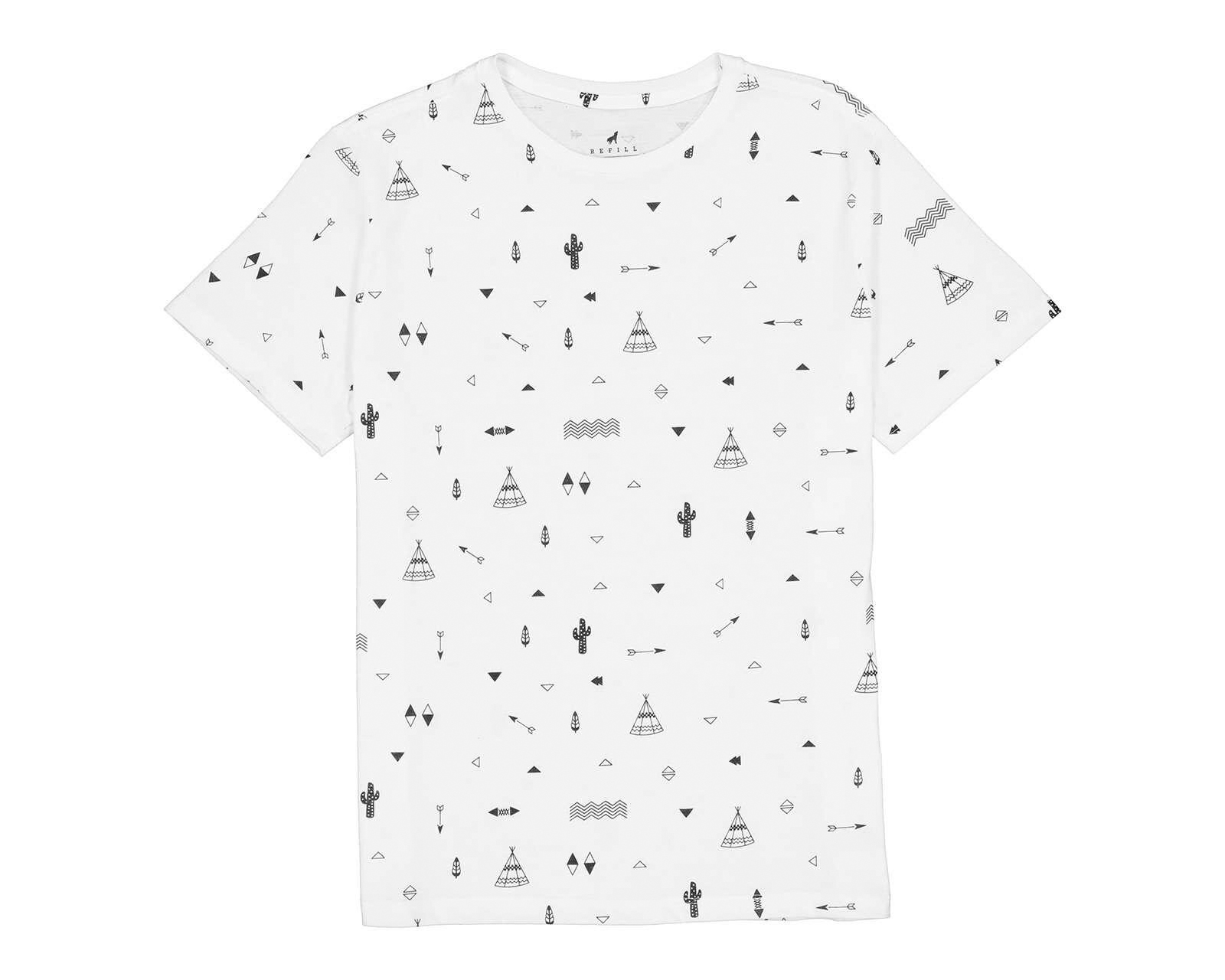 Foto 1 | Foto 1 | Playera Blanca Refill para Hombre