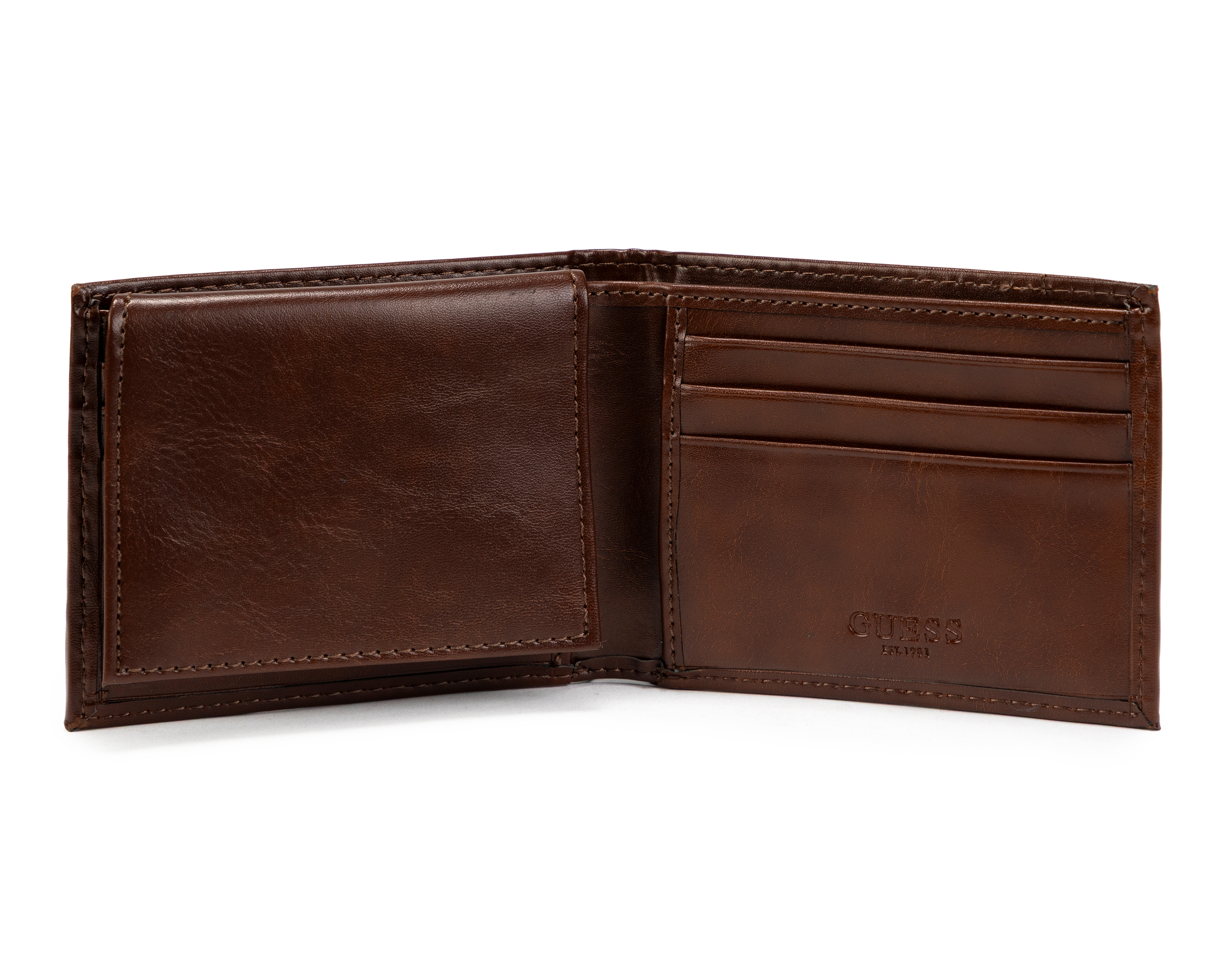 Foto 5 pulgar | Foto 4 | Cartera de Piel para Hombre Guess Thanh