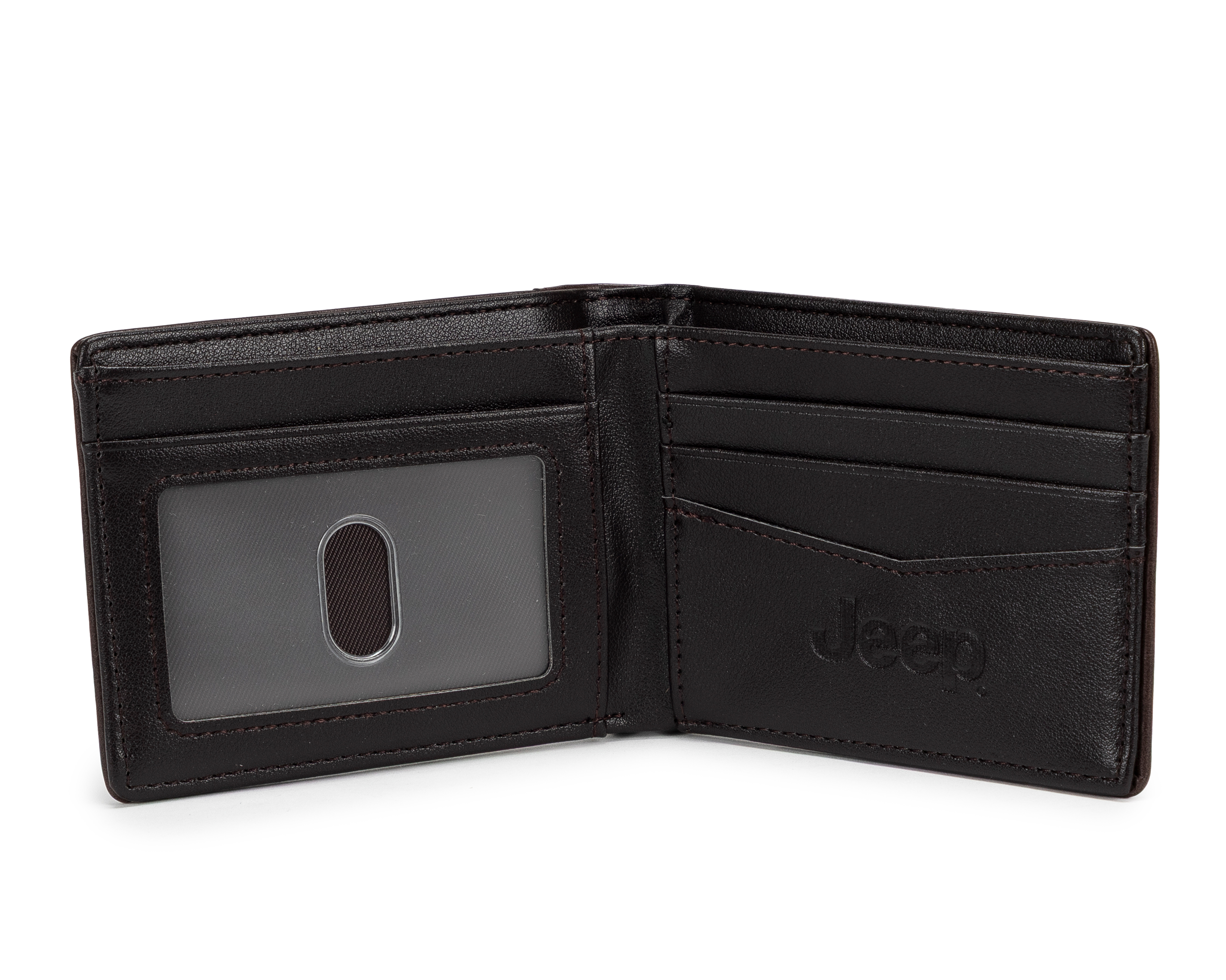 Foto 3 | Foto 3 | Cartera y Cinturón para Hombre Jeep Café 2 Piezas