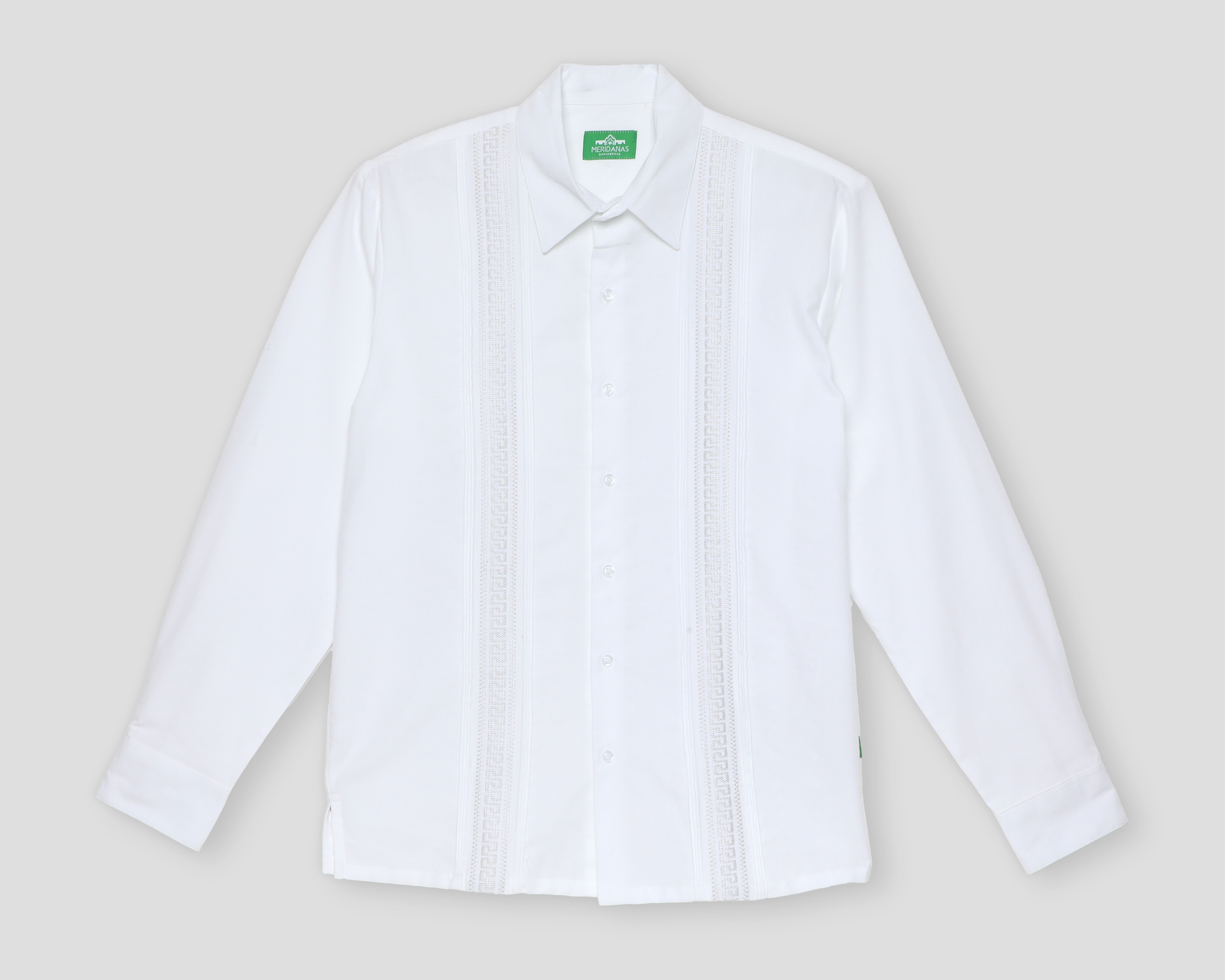 Guayabera Meridanas Regular Fit Blanca para Hombre