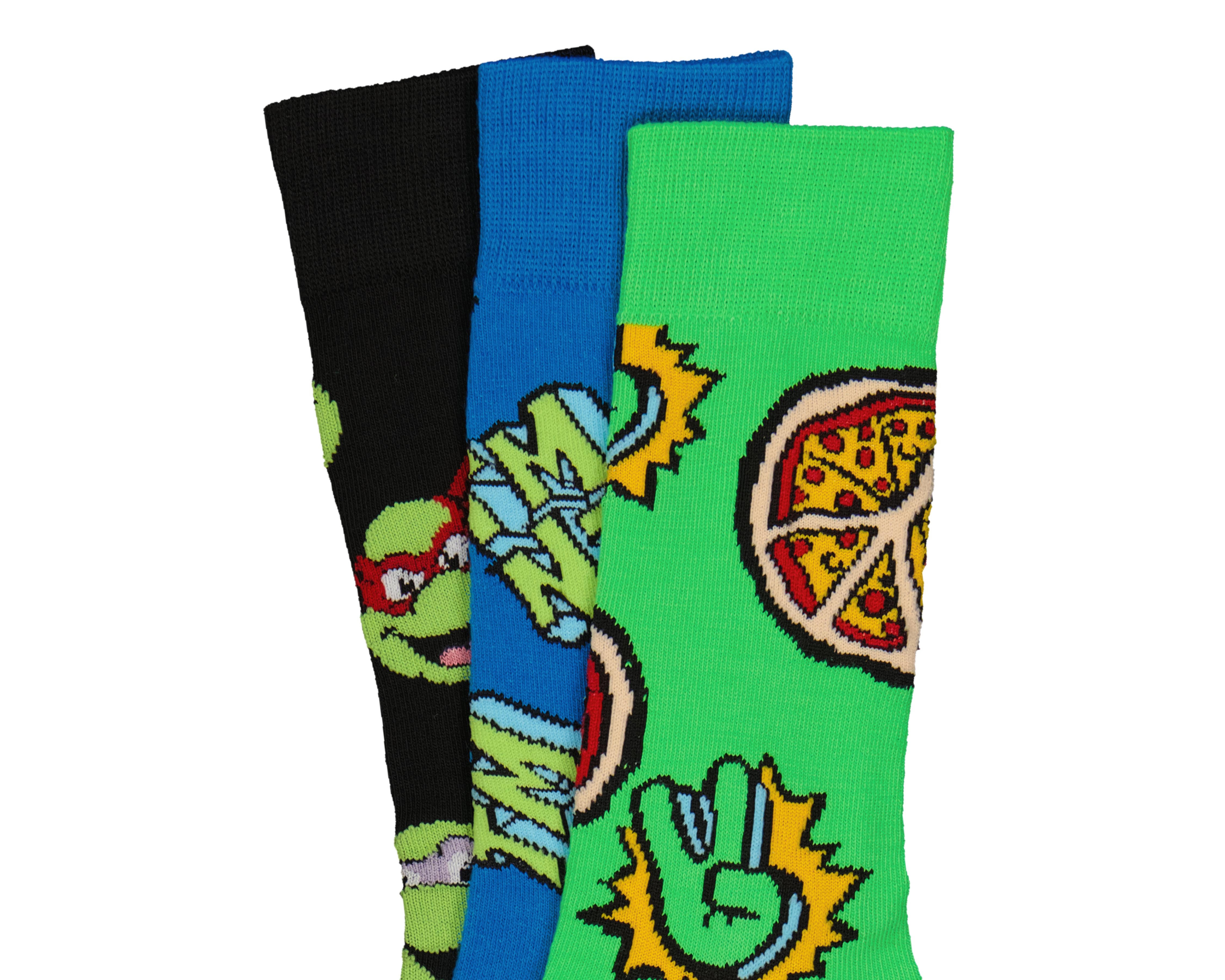 Foto 3 pulgar | Foto 2 | Calcetas Largas Tortugas Ninja para Hombre 3 Pares