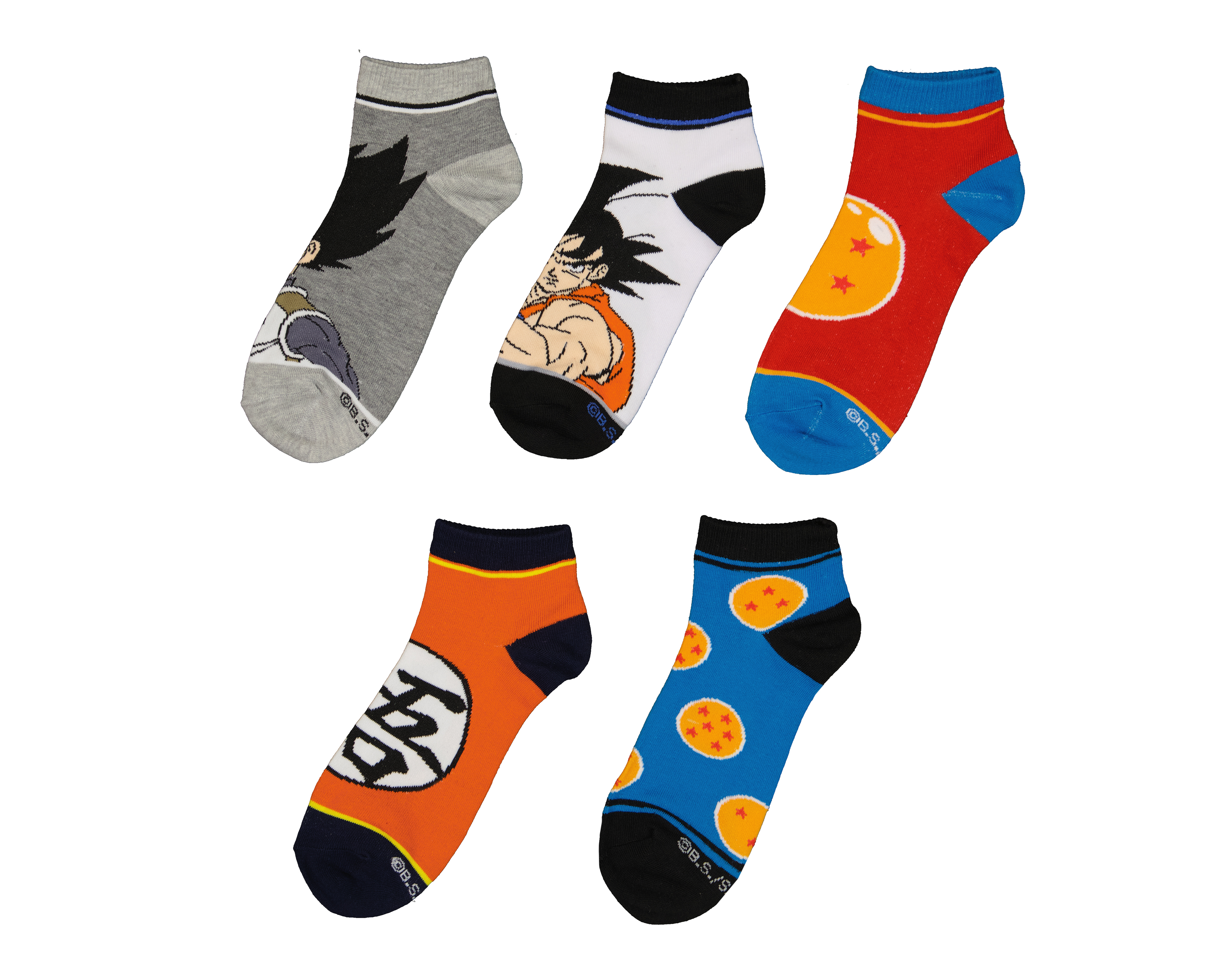Foto 2 pulgar | Foto 1 | Calcetas Dragon Ball Z para Hombre 5 Pares