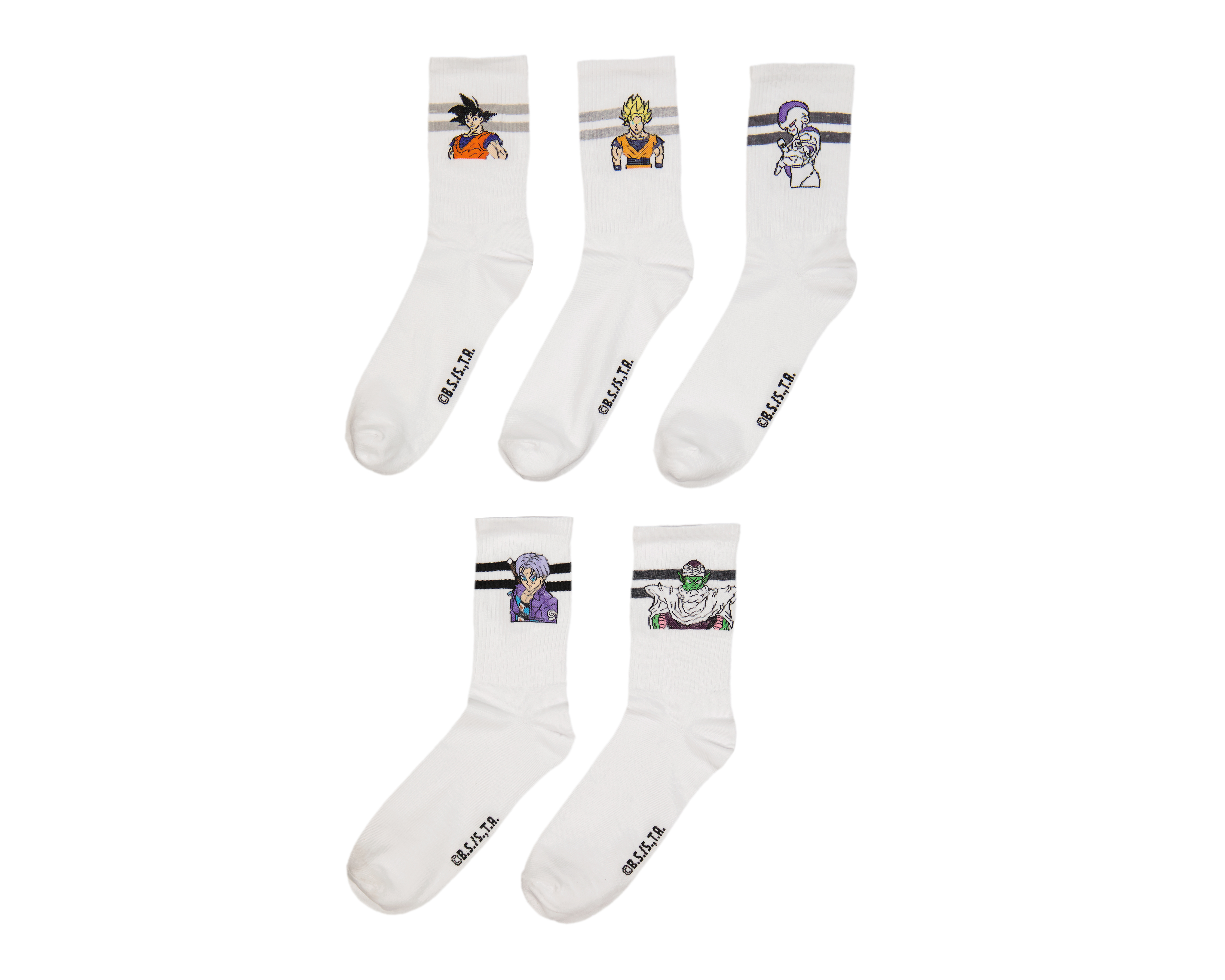 Calcetas Largas Dragon Ball para Hombre 5 Pares