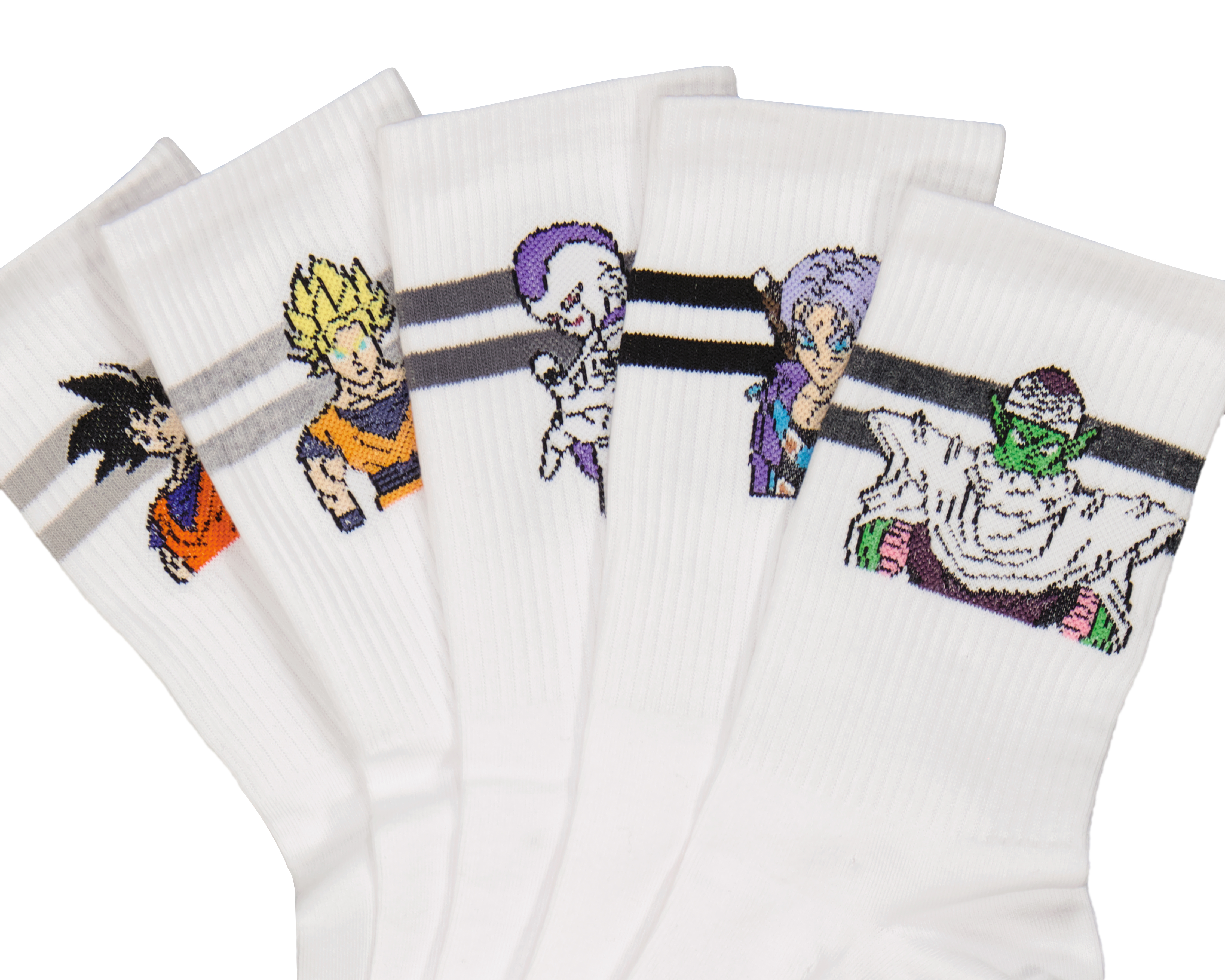 Foto 3 pulgar | Foto 2 | Calcetas Largas Dragon Ball para Hombre 5 Pares