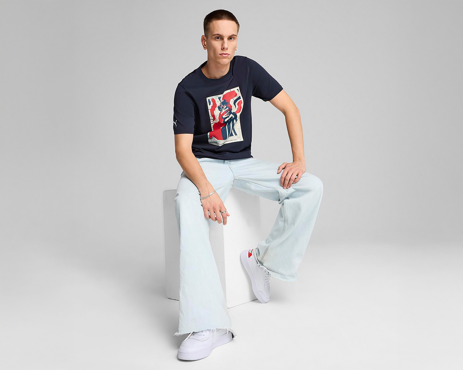 Foto 4 pulgar | Foto 3 | Playera Deportiva Puma F1 Gran Bretaña para Hombre