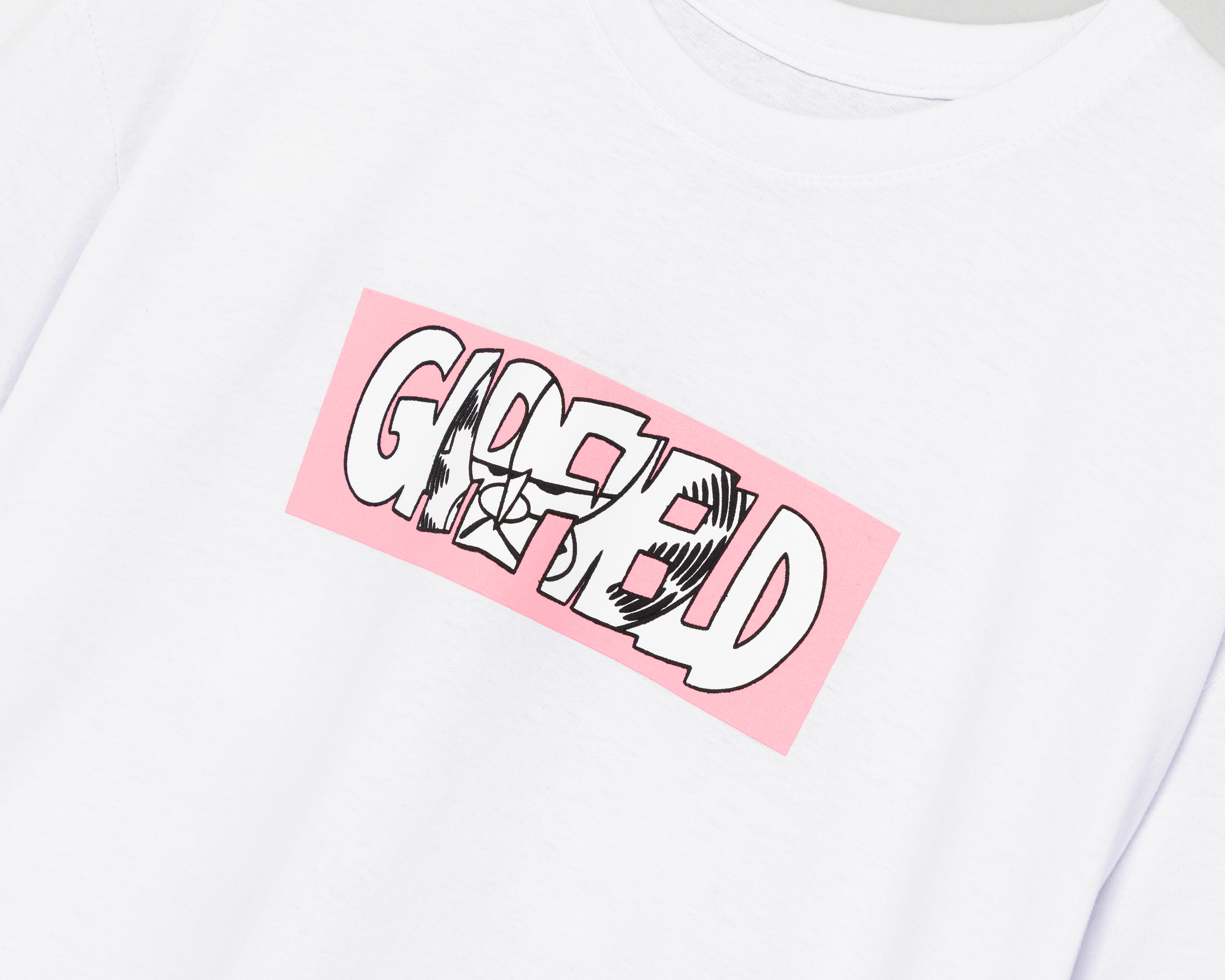 Foto 3 | Foto 3 | Playera de Cuello Redondo Garfield Blanca para Hombre