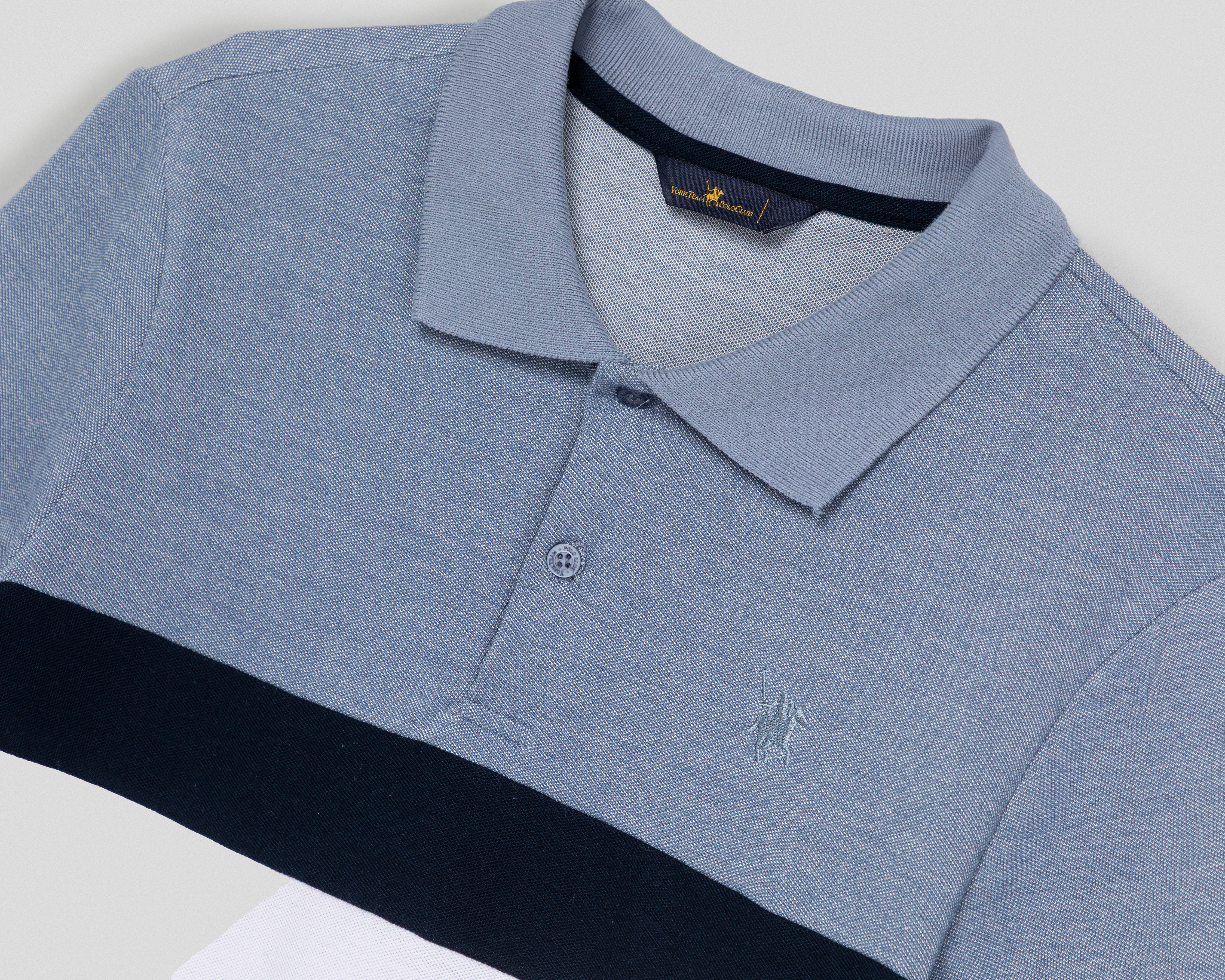 Foto 4 pulgar | Foto 3 | Playera Polo York Team Polo Club Multicolor para Hombre