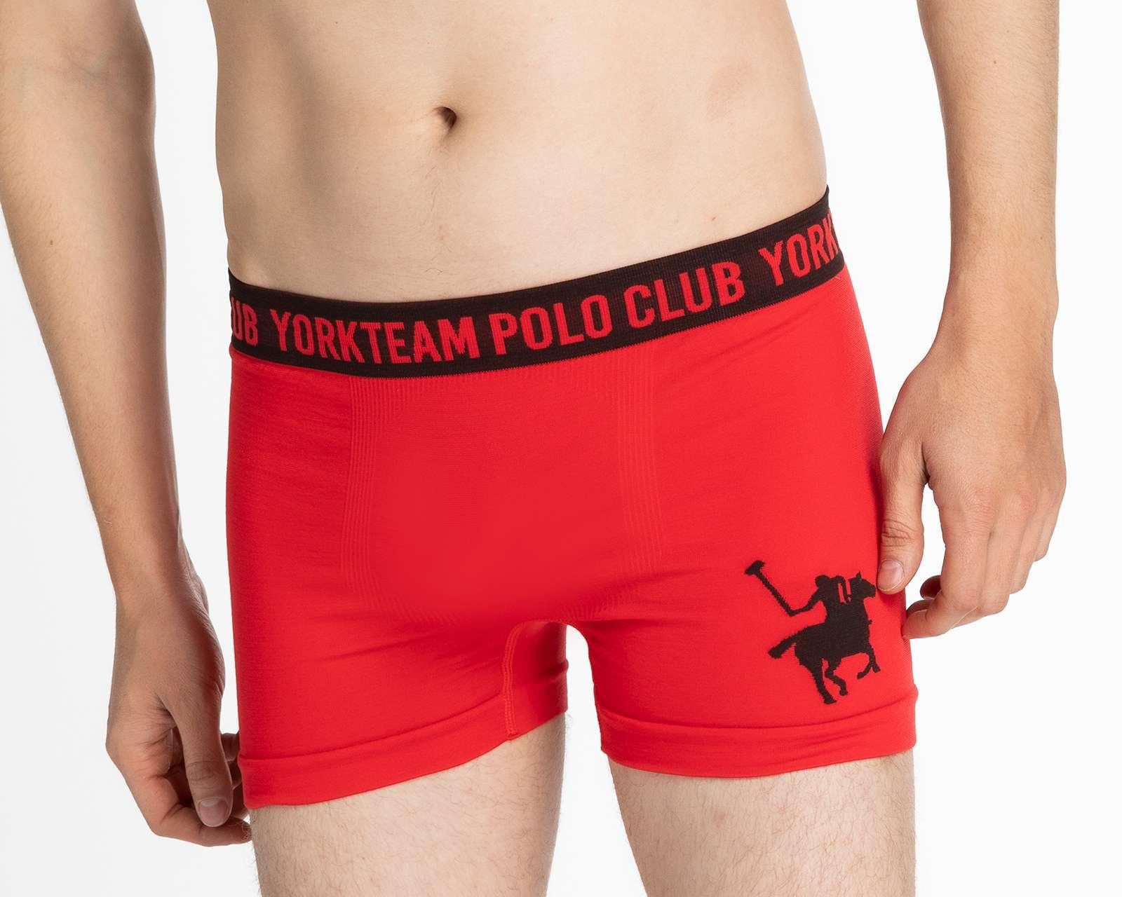Foto 3 pulgar | Foto 2 | Bóxers Cortos York Team Polo Club 3 Piezas