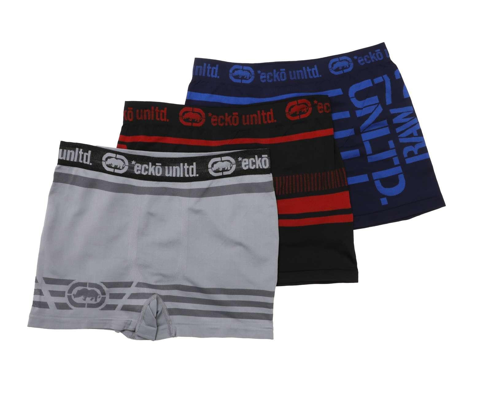 Foto 2 pulgar | Foto 1 | Bóxers Cortos Ecko Unltd. 3 Piezas