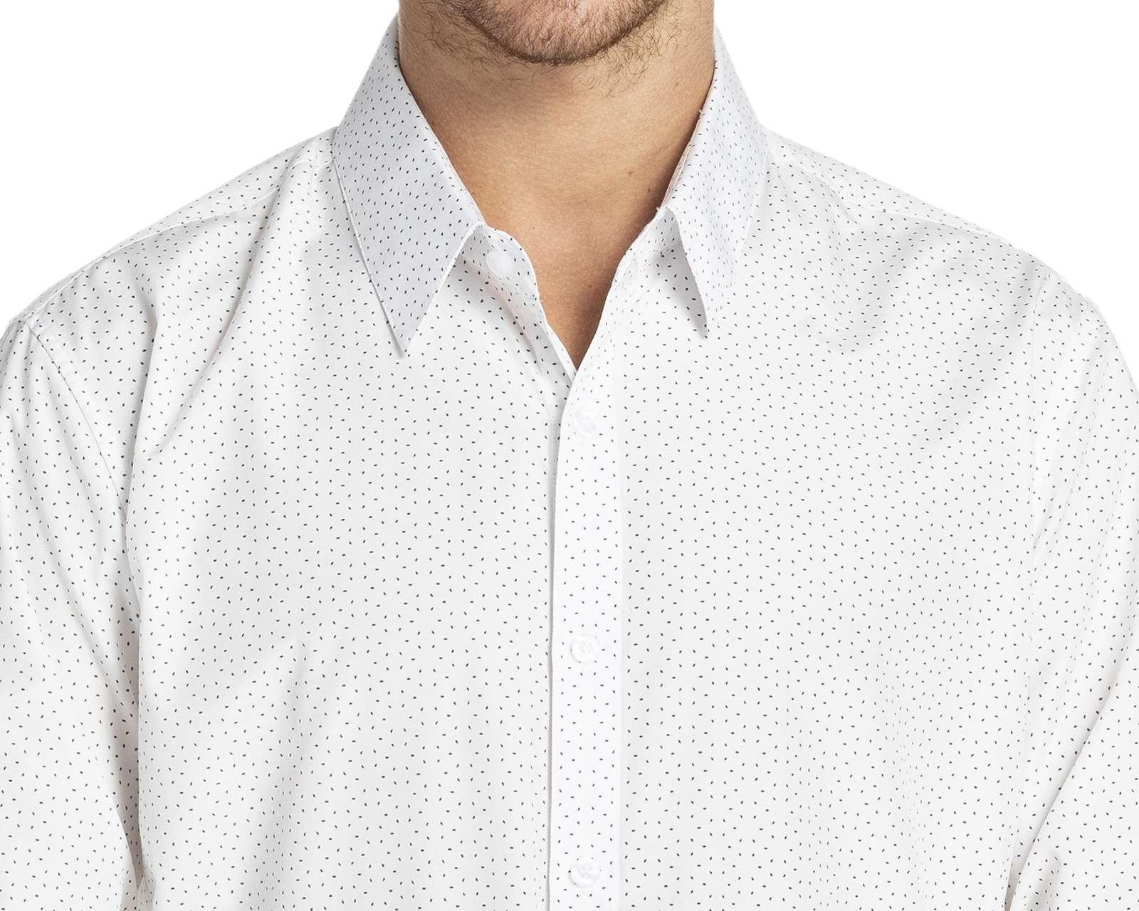 Foto 3 | Foto 3 | Camisa Casual Wall Street Regular Fit con Miniprint