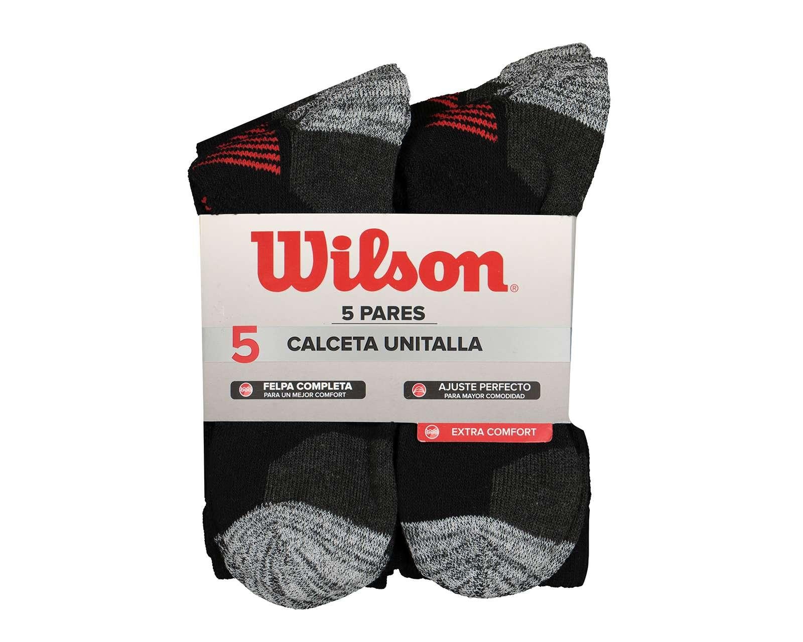 Foto 4 pulgar | Foto 3 | Calcetas Low Cut Wilson 5 Pares