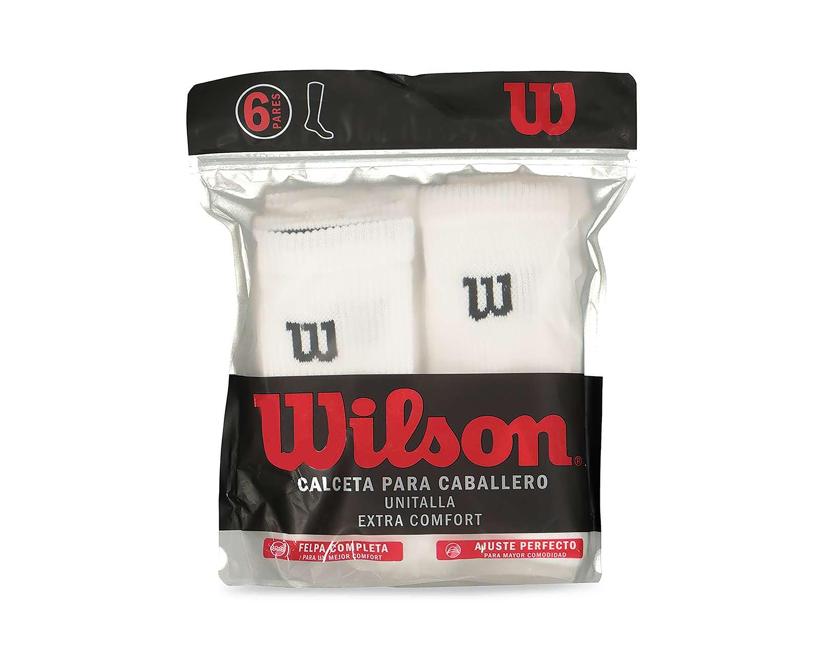 Foto 4 | Foto 4 | Calcetas Largas Wilson para Hombre 6 Pares