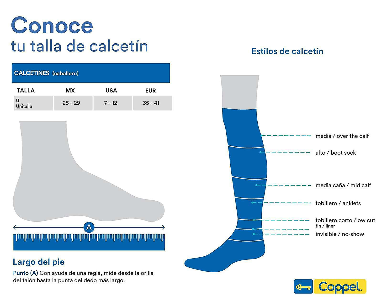 Foto 5 pulgar | Foto 4 | Calcetas Largas Deportivas Wilson para Hombre 6 Pares