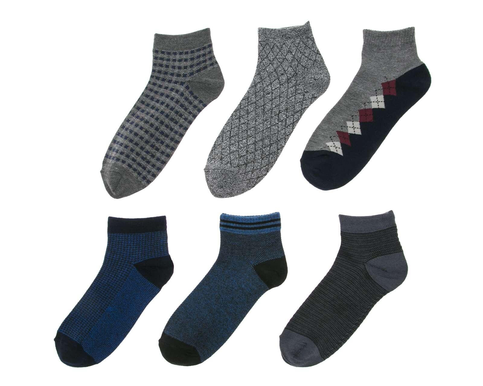 Calcetas de Moda Refill para Hombre 6 Pares