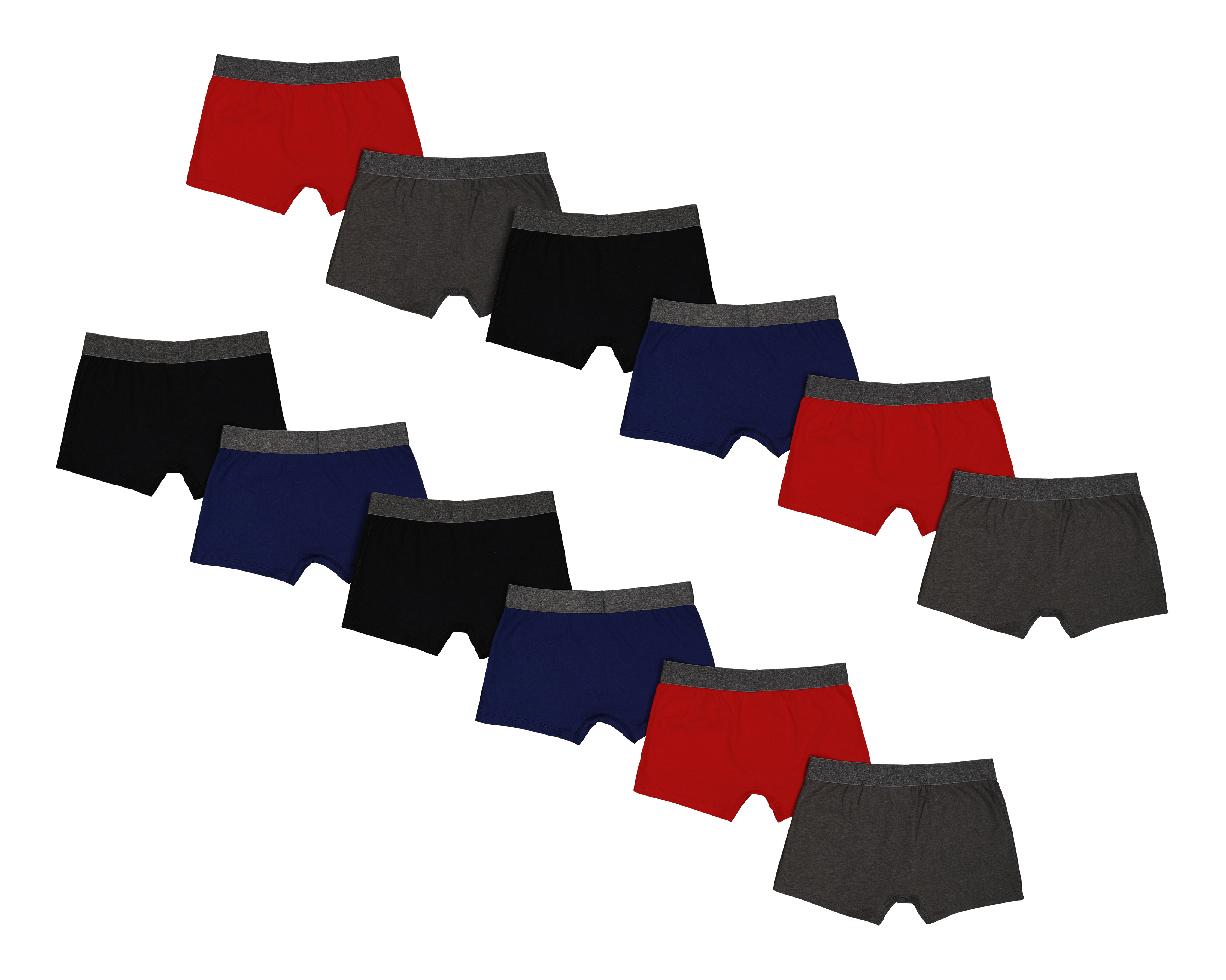 Foto 3 pulgar | Foto 2 | Boxer Corto Zaga para Hombre 12 Piezas