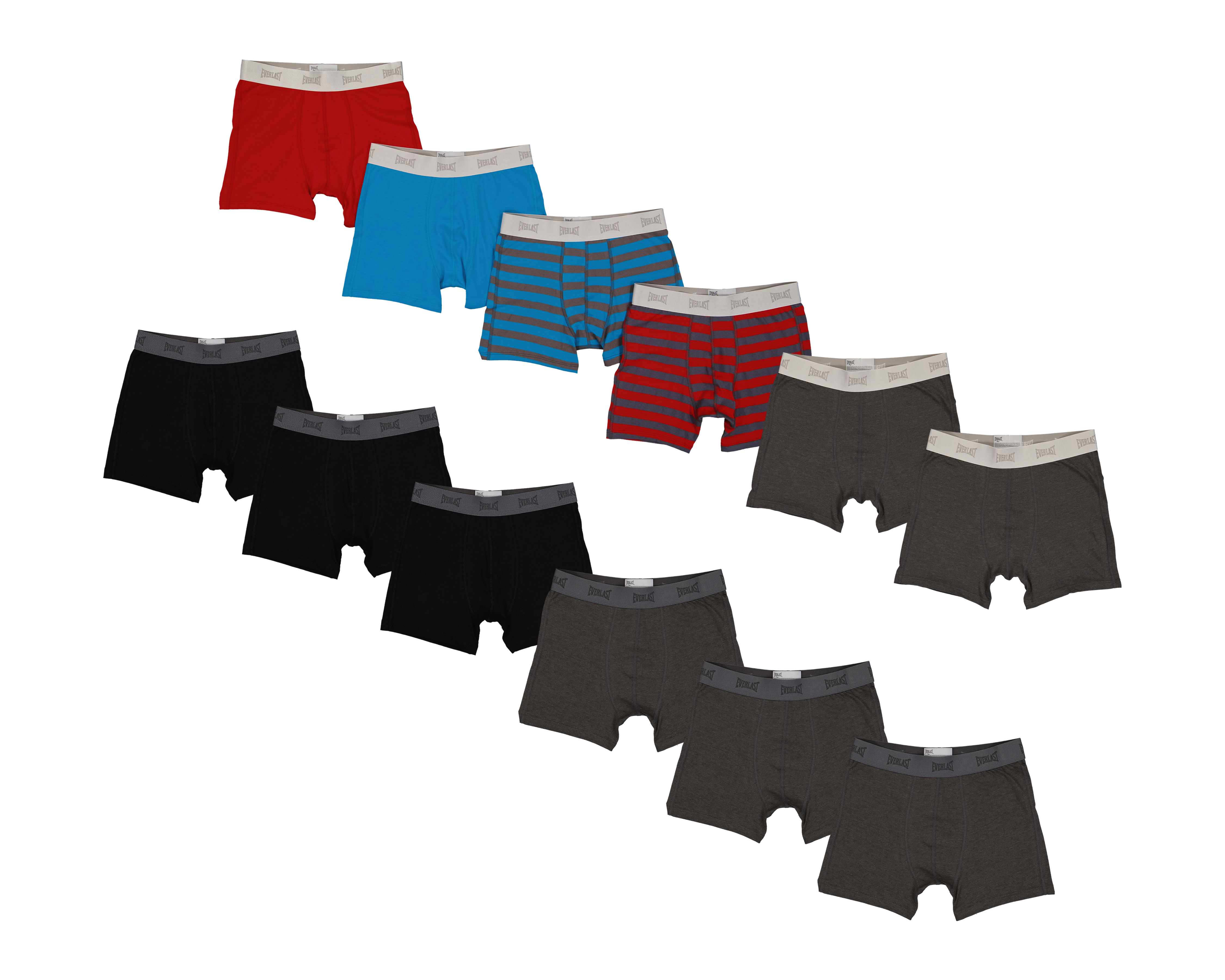 Foto 2 pulgar | Foto 1 | Bóxer Largo Everlast para Hombre 12 Piezas
