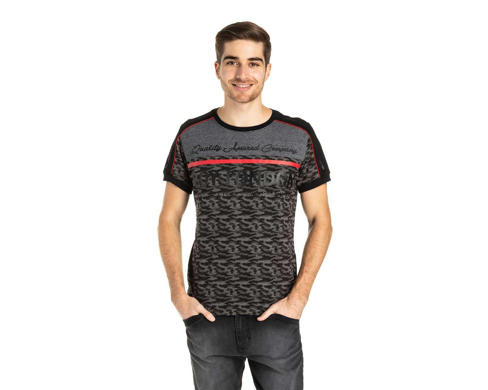 Playera Boy London Cuello Redondo