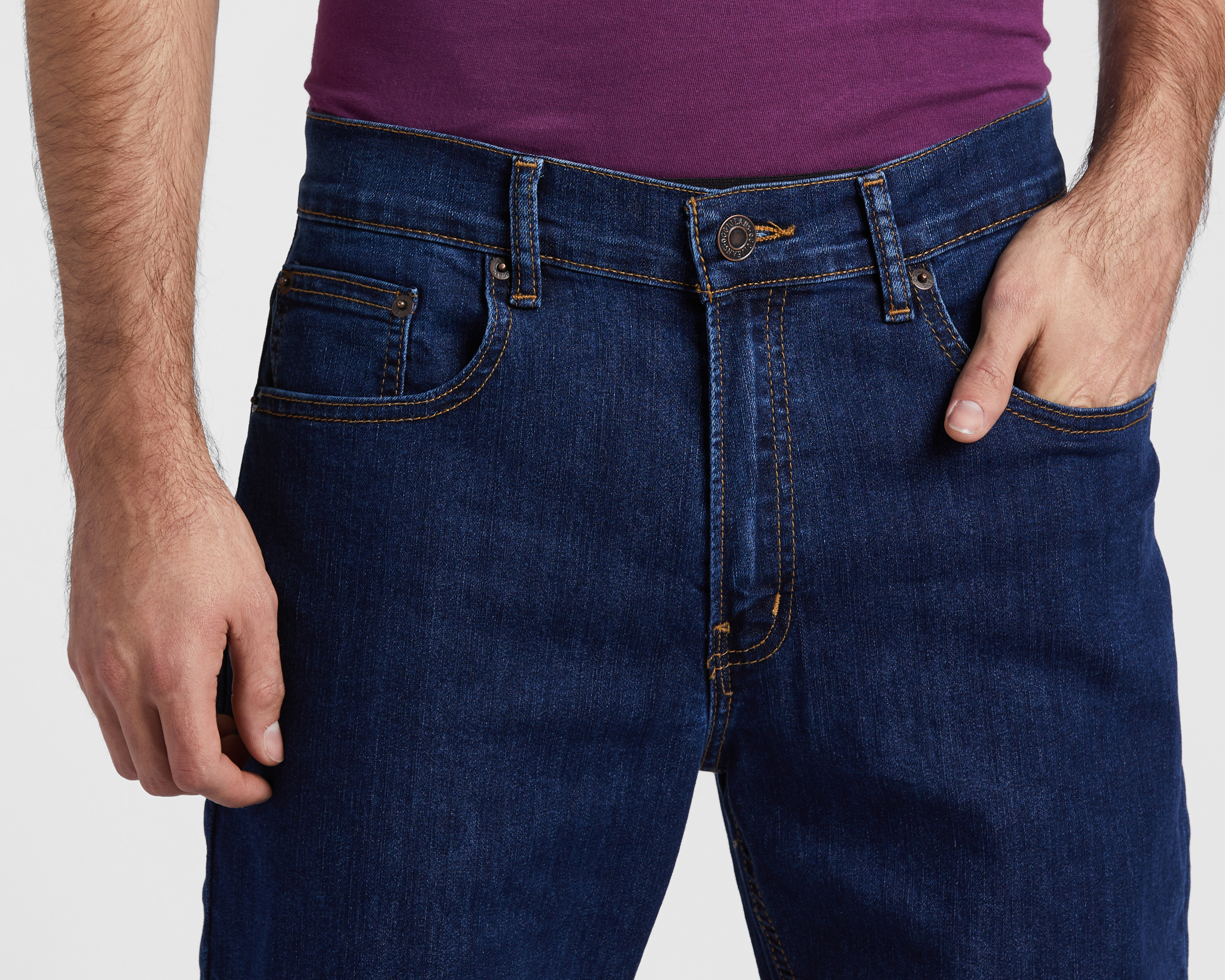 Foto 4 pulgar | Foto 3 | Jeans Slim Fit Oggi Iron Top Blue para Hombre