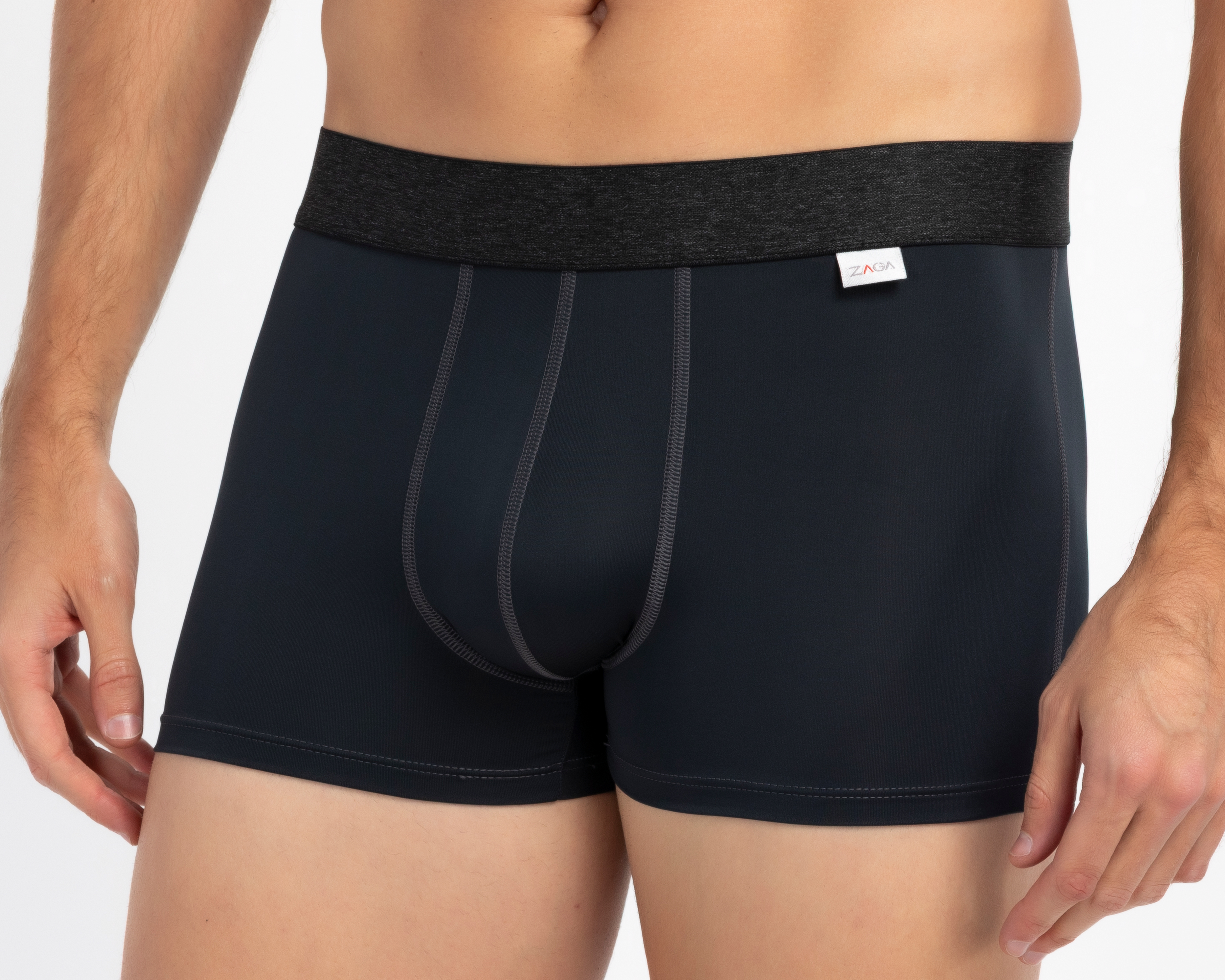 Foto 2 | Foto 2 | Bóxer Corto Zaga para Hombre 3 Piezas