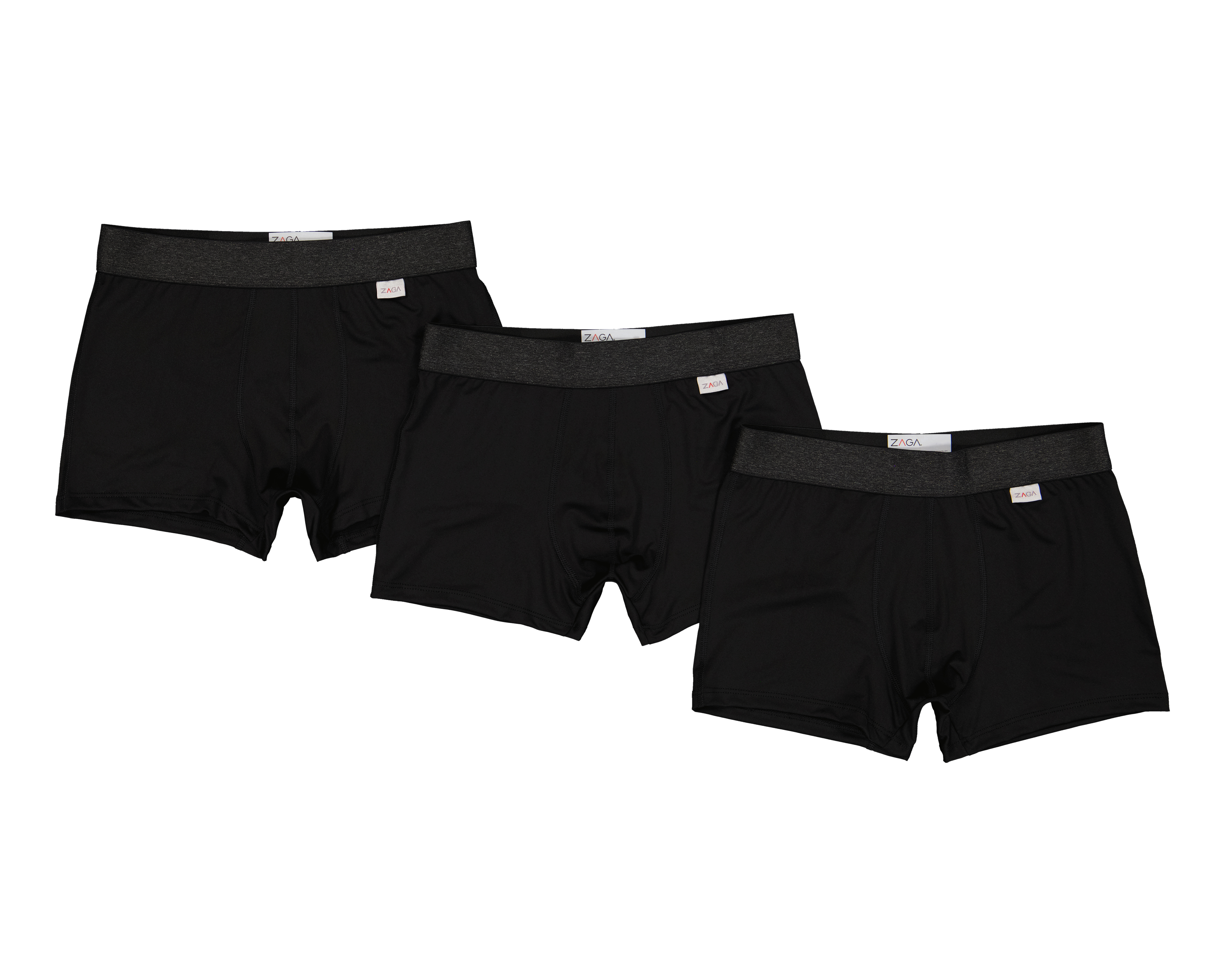 Bóxer Corto Zaga para Hombre 3 Piezas