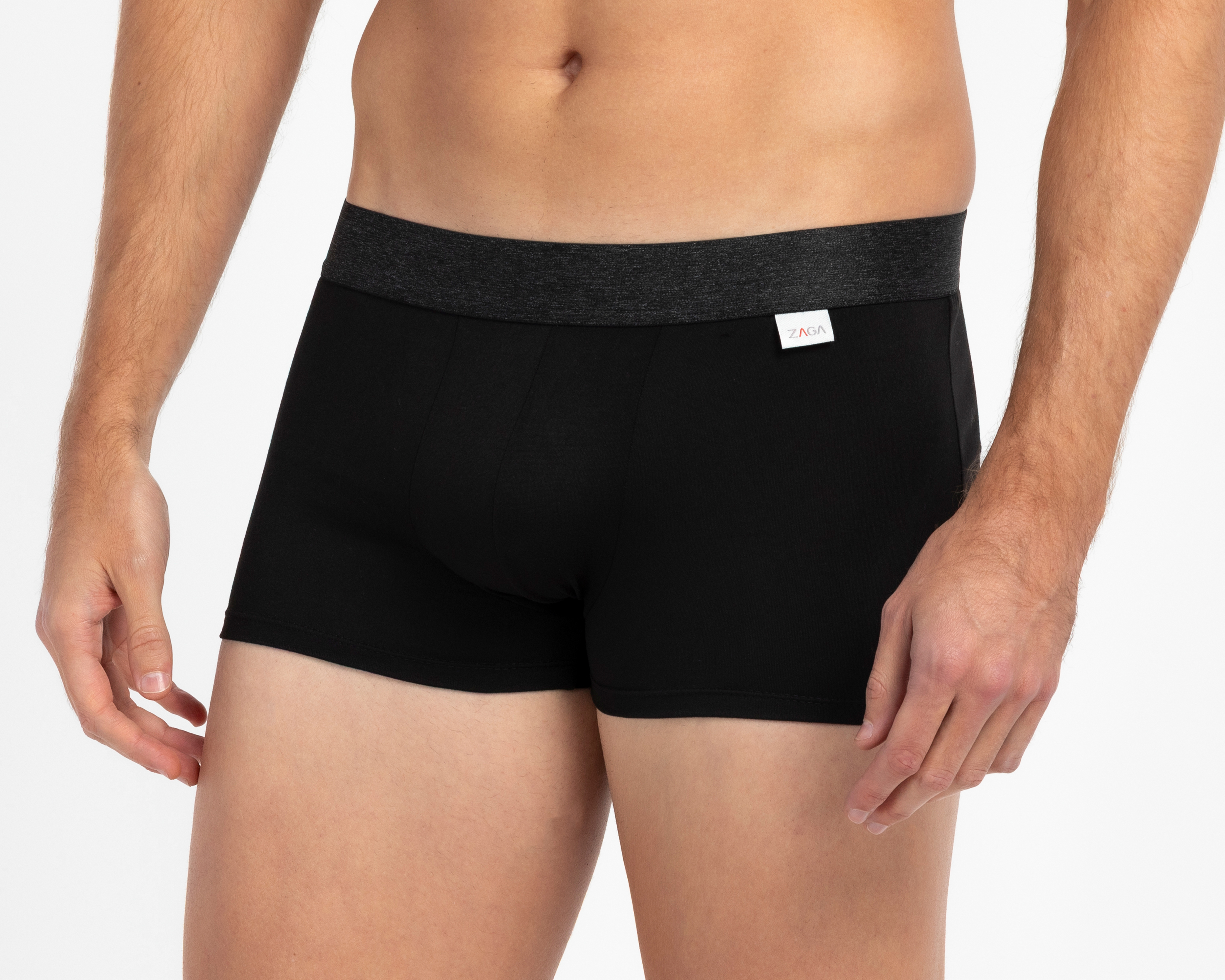 Foto 2 | Foto 2 | Bóxer Corto Zaga para Hombre 3 Piezas