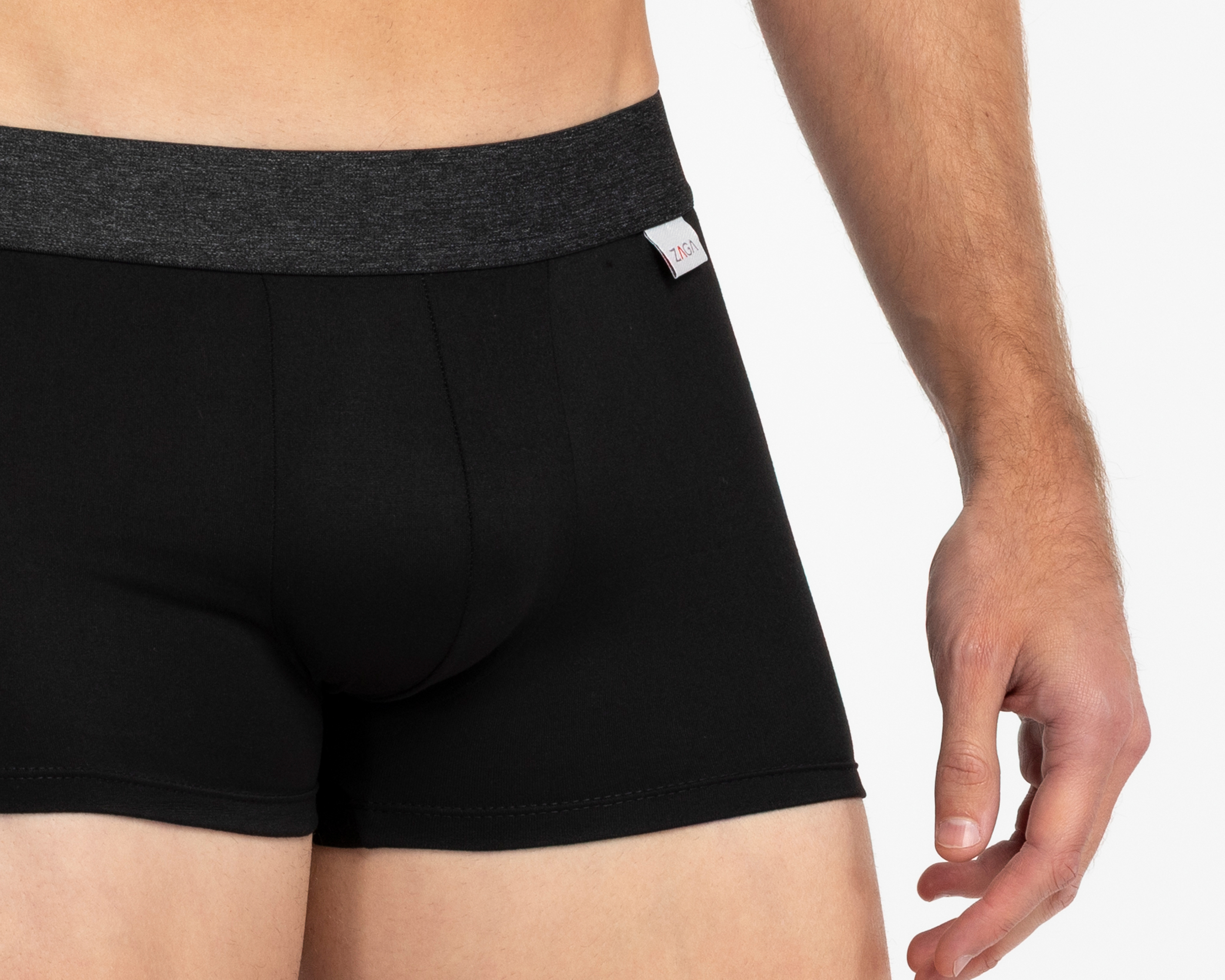 Foto 4 | Foto 4 | Bóxer Corto Zaga para Hombre 3 Piezas