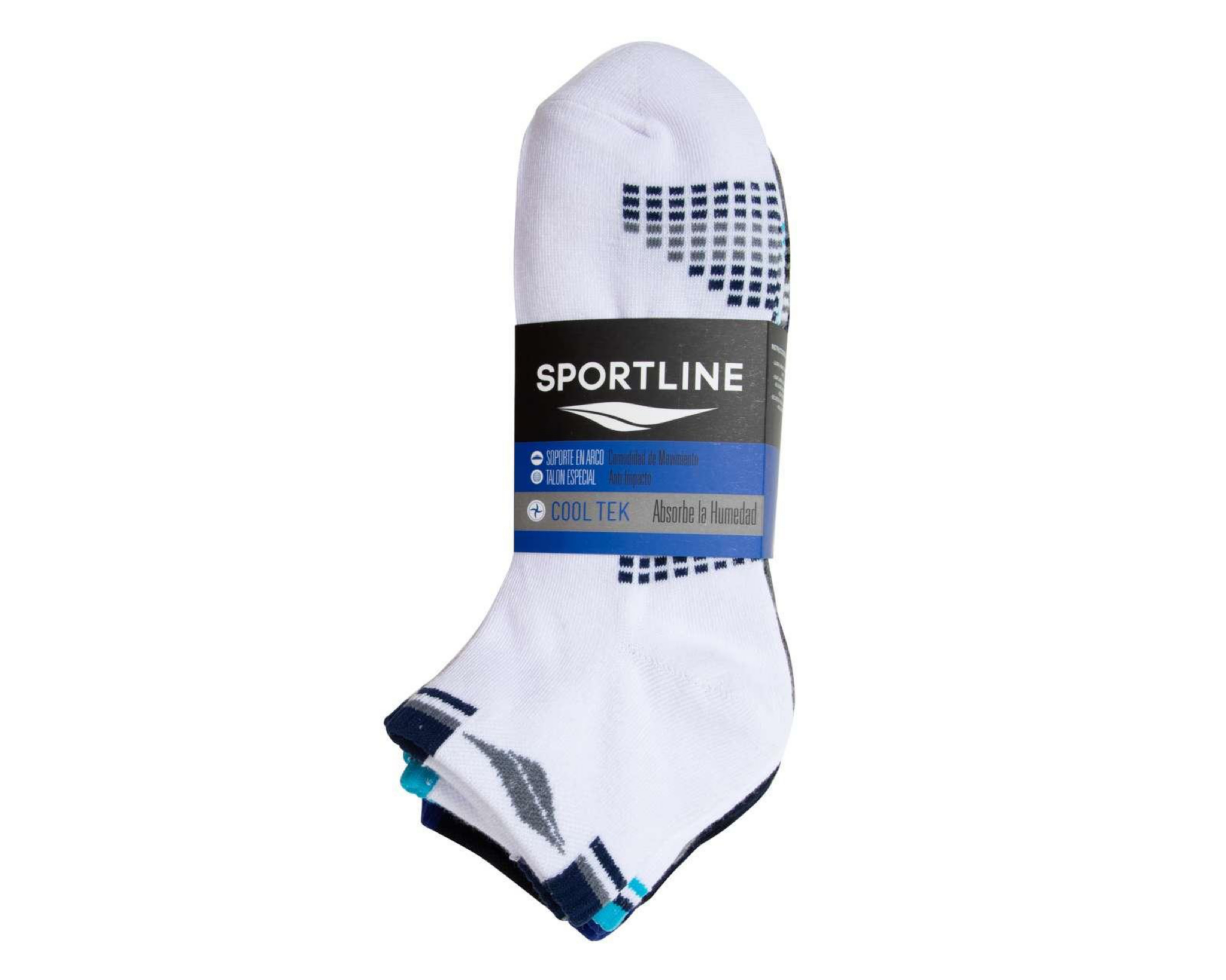 Foto 2 | Foto 2 | Calcetas Deportivas Tines Sportline para Hombre (6 Pares)