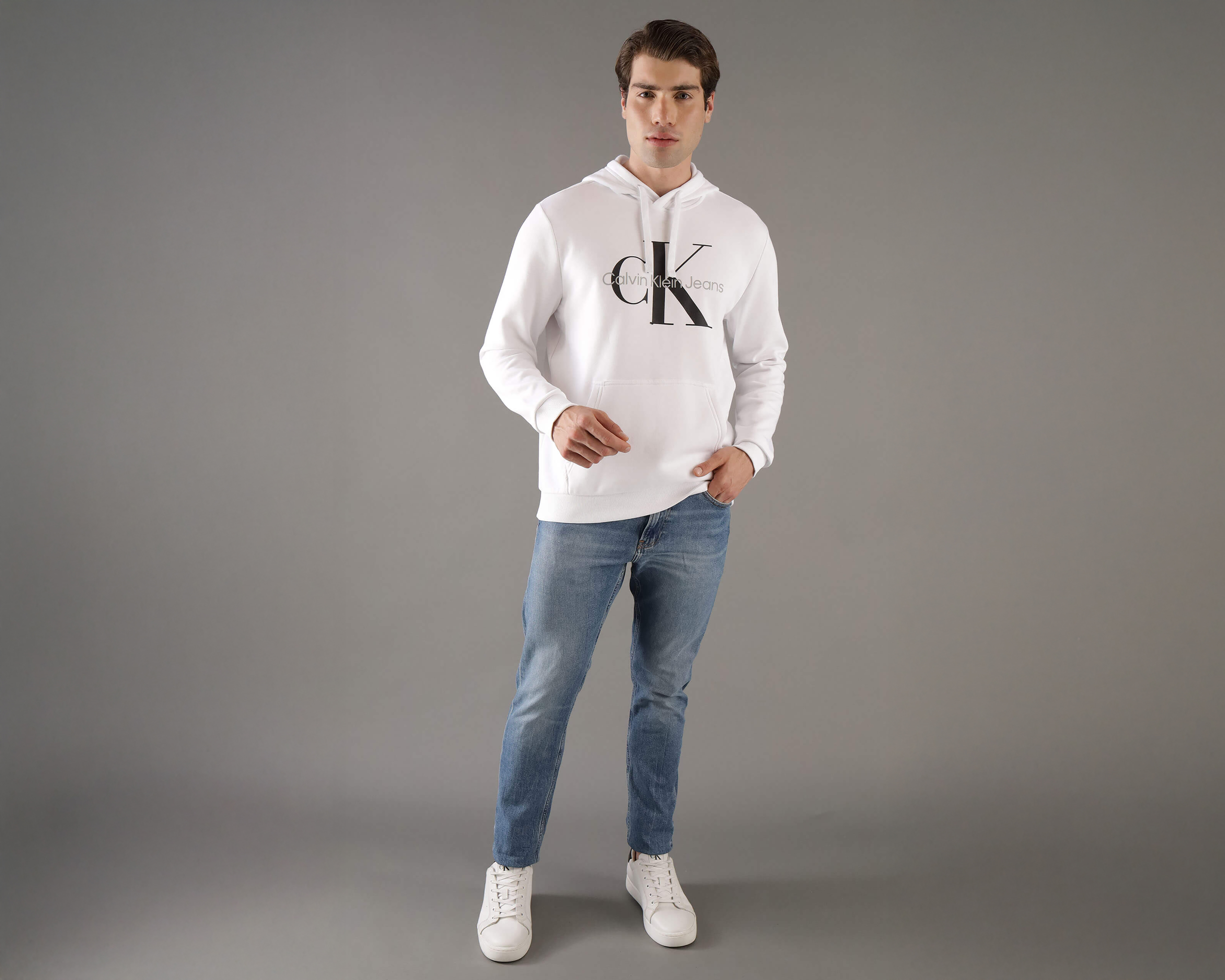 Foto 2 | Foto 2 | Sudadera con Capucha Calvin Klein para Hombre