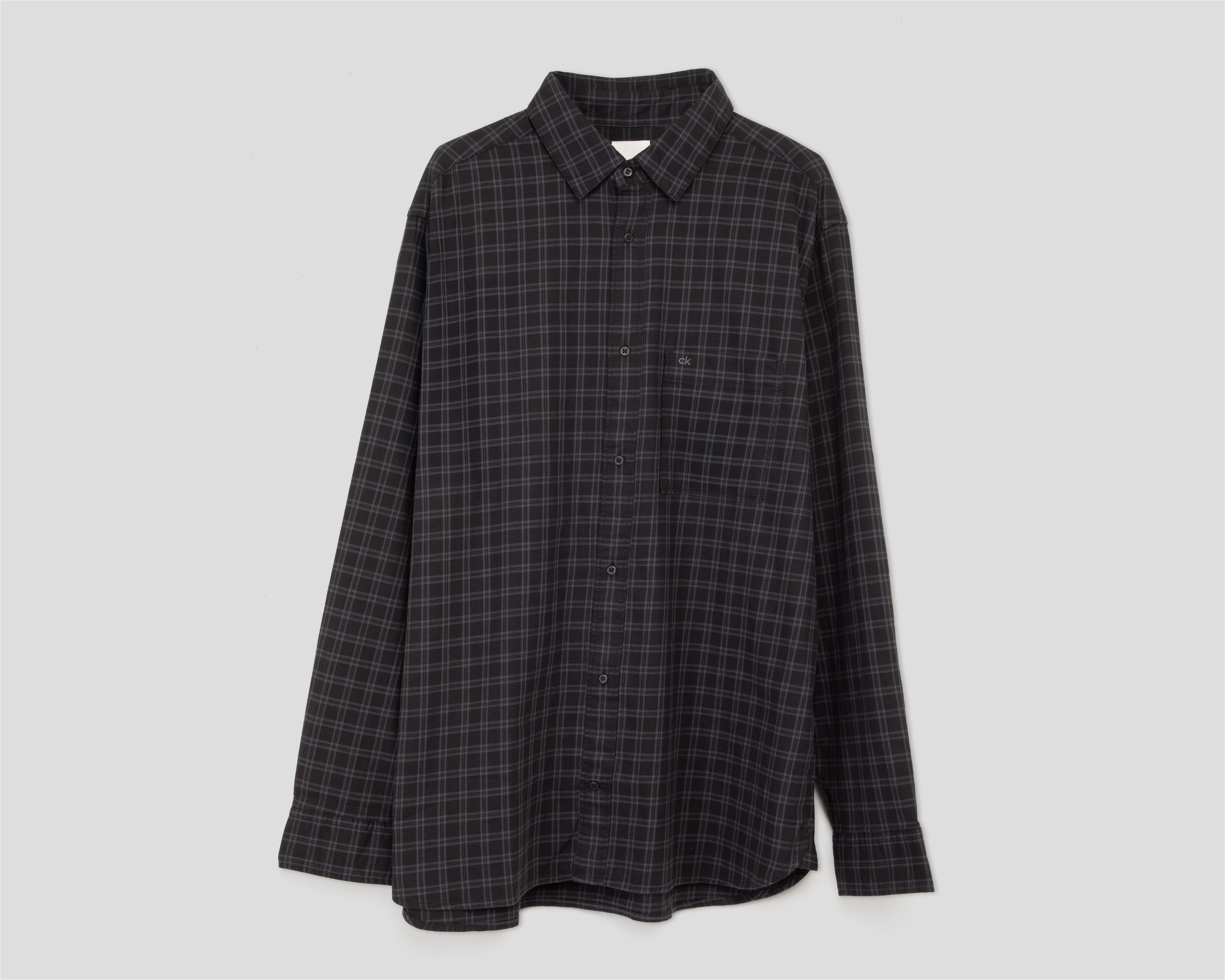 Foto 1 | Foto 1 | Camisa Casual de Algodón Calvin Klein Regular Cuadrada para Hombre