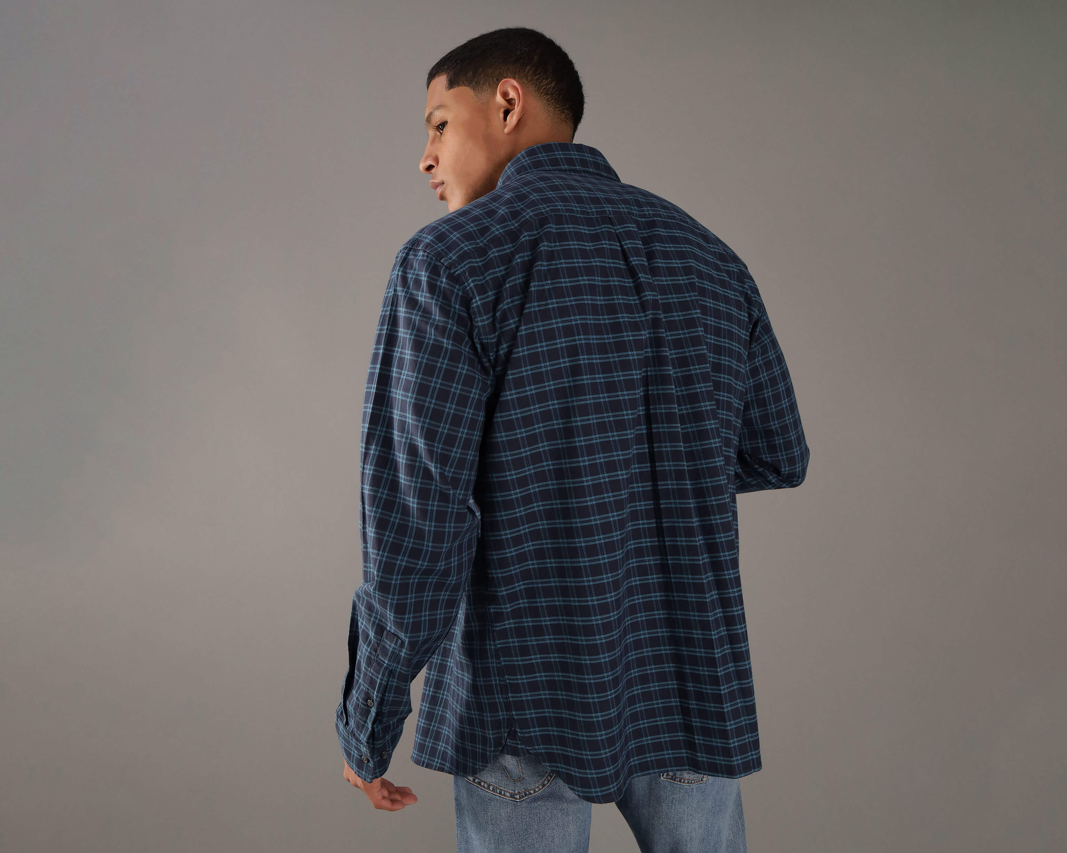 Foto 3 | Foto 3 | Camisa Casual de Algodón Calvin Klein Relaxed Fit a Cuadros para Hombre