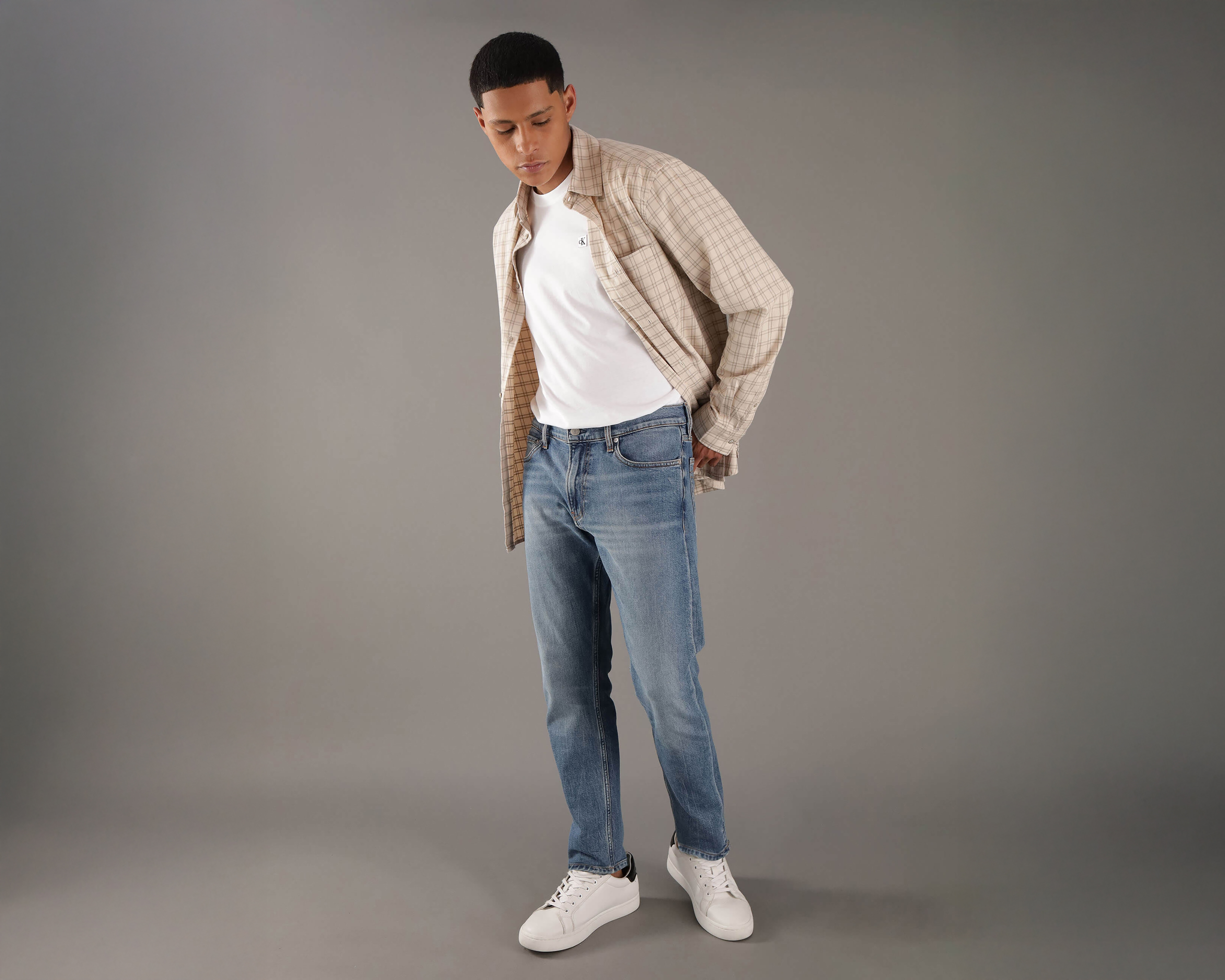 Foto 3 pulgar | Foto 2 | Camisa Casual de Algodón Calvin Klein Comfort Fit a Cuadros para Hombre