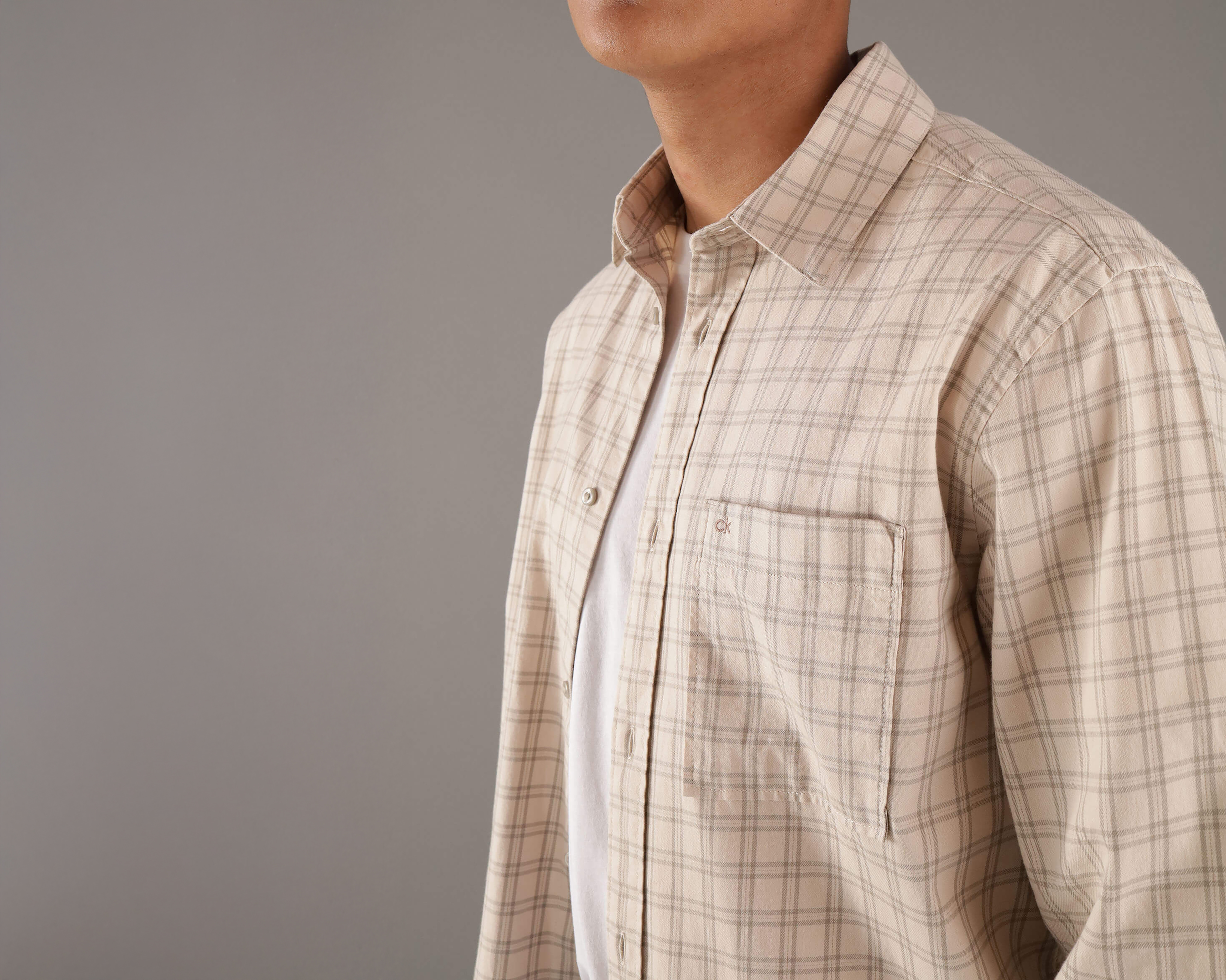 Foto 4 | Foto 4 | Camisa Casual de Algodón Calvin Klein Comfort Fit a Cuadros para Hombre