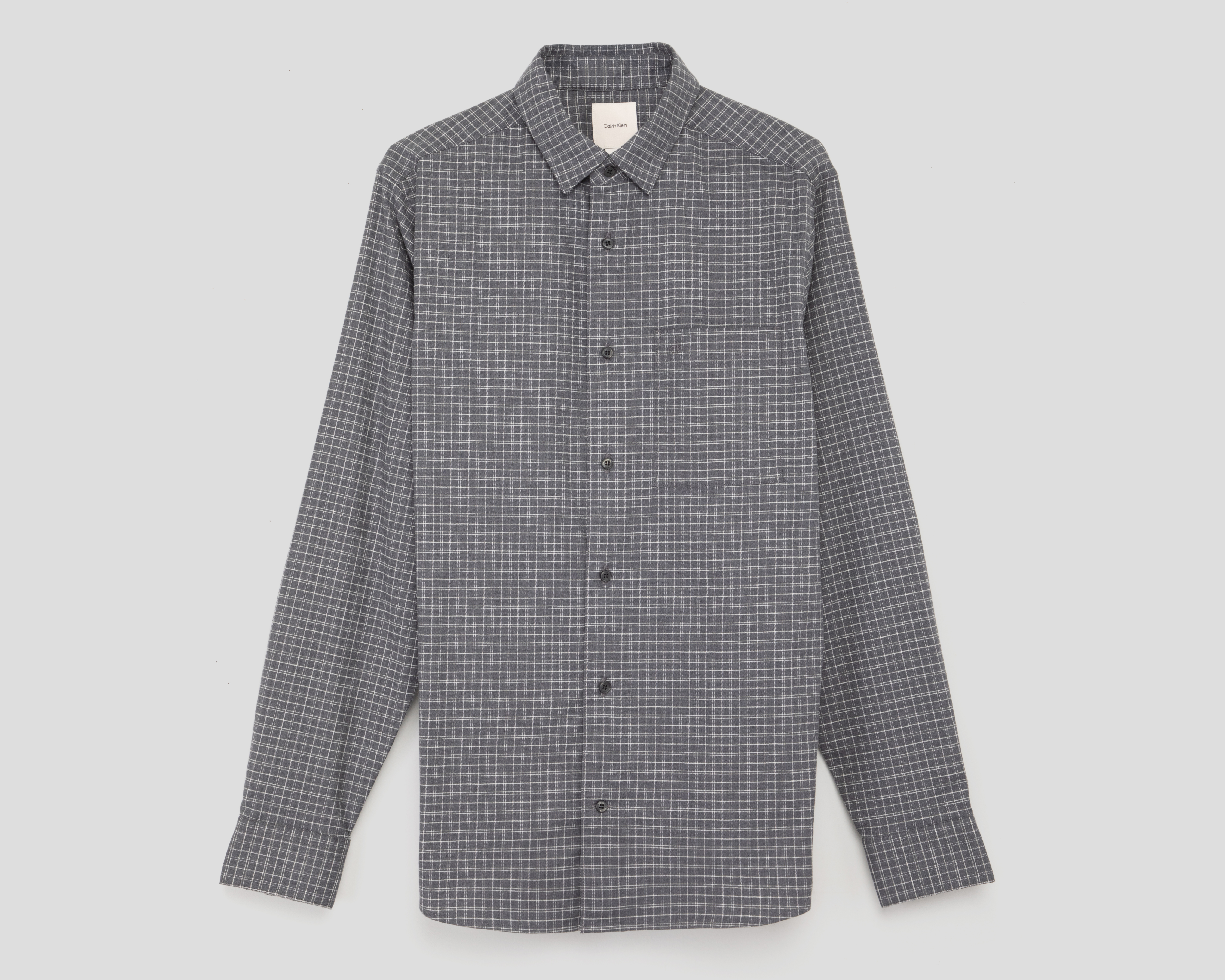 Foto 1 | Foto 1 | Camisa Casual Calvin Klein Regular Cuadriculada para Hombre