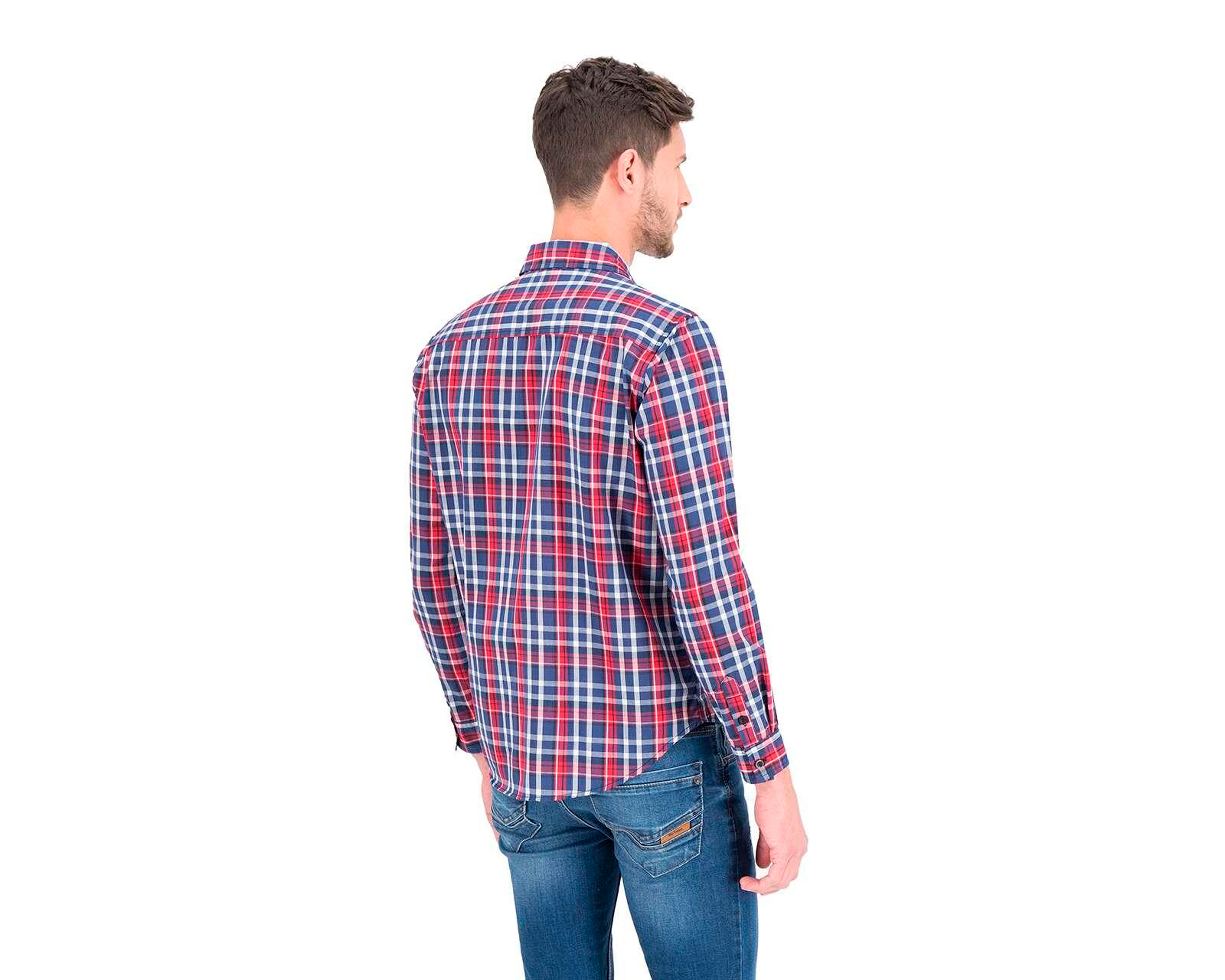 Foto 3 pulgar | Foto 2 | Camisa Casual Oggi Regular Fit a Cuadros