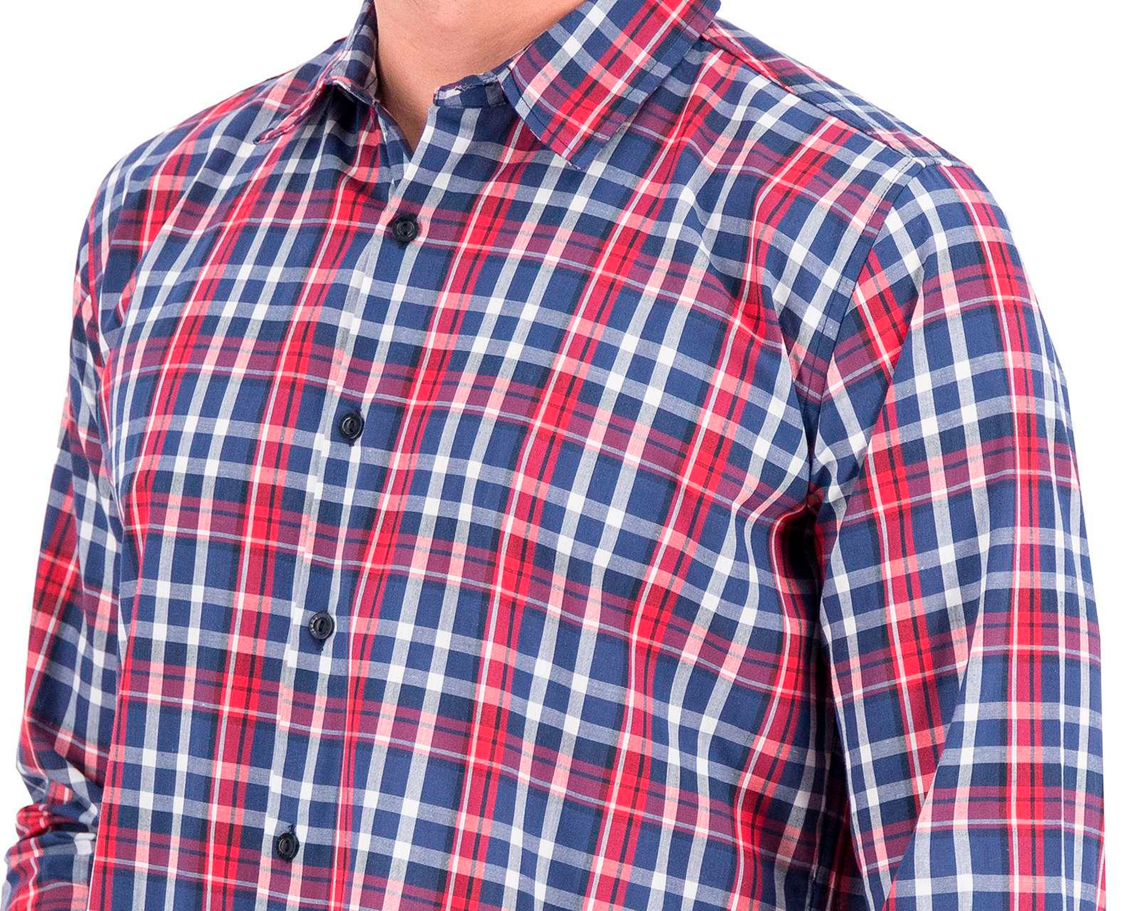 Foto 4 pulgar | Foto 3 | Camisa Casual Oggi Regular Fit a Cuadros