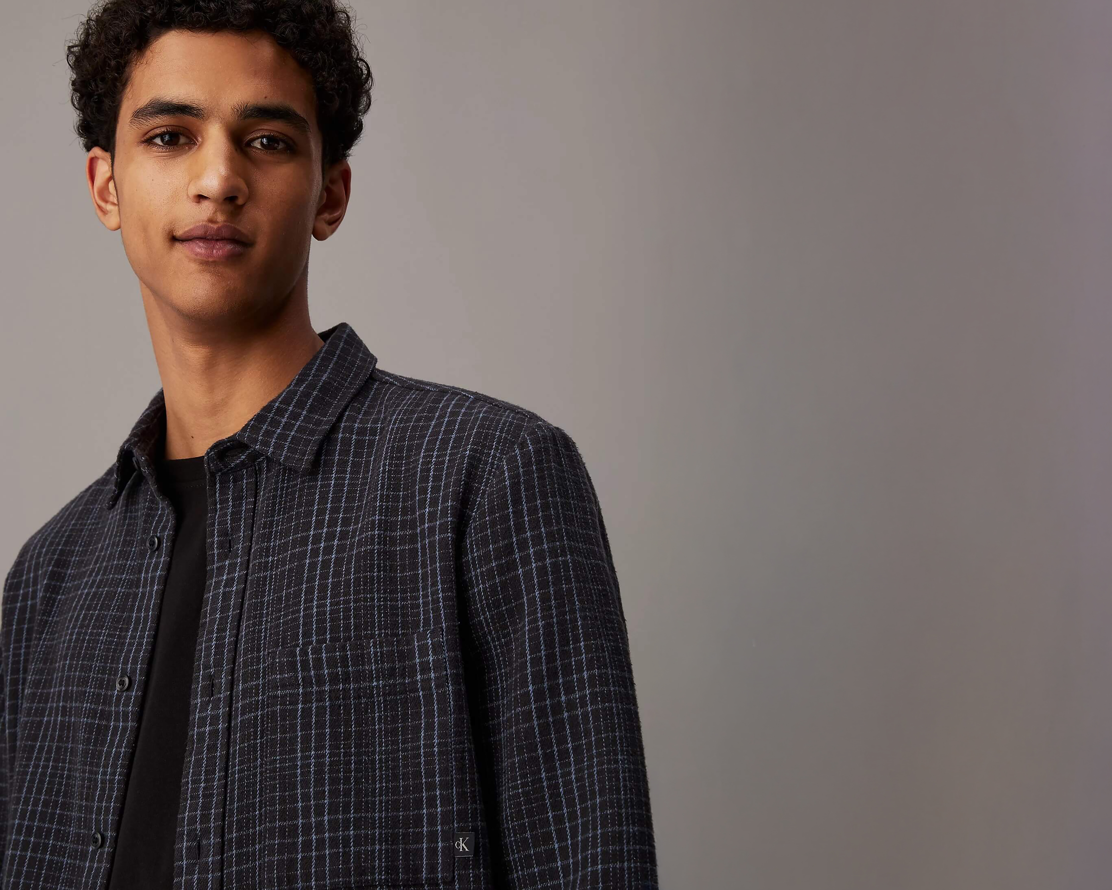 Foto 4 | Foto 4 | Camisa Casual de Algodón Calvin Klein Classic Fit a Cuadros para Hombre