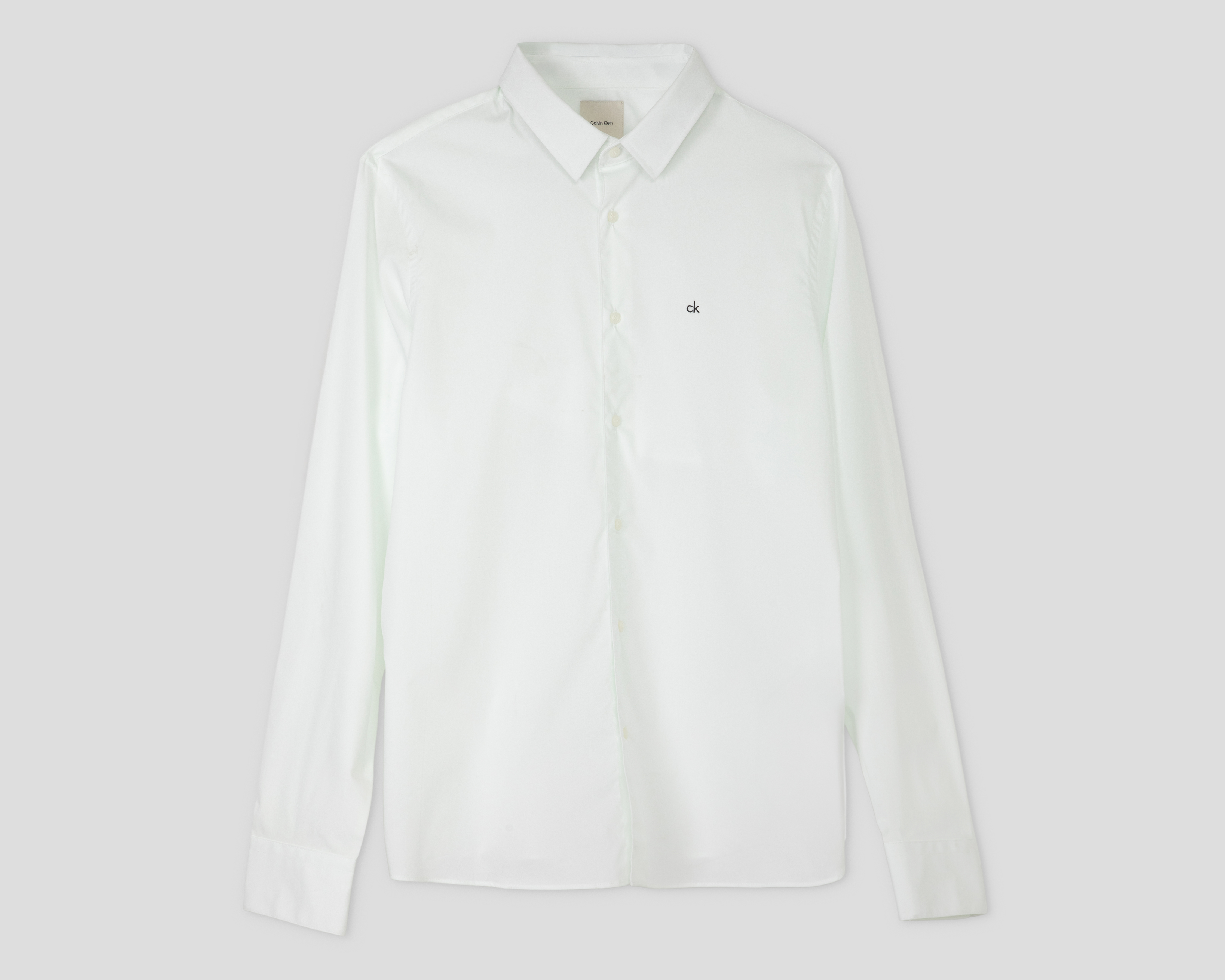 Foto 2 pulgar | Foto 1 | Camisa Casual Calvin Klein Regular Lisa para Hombre