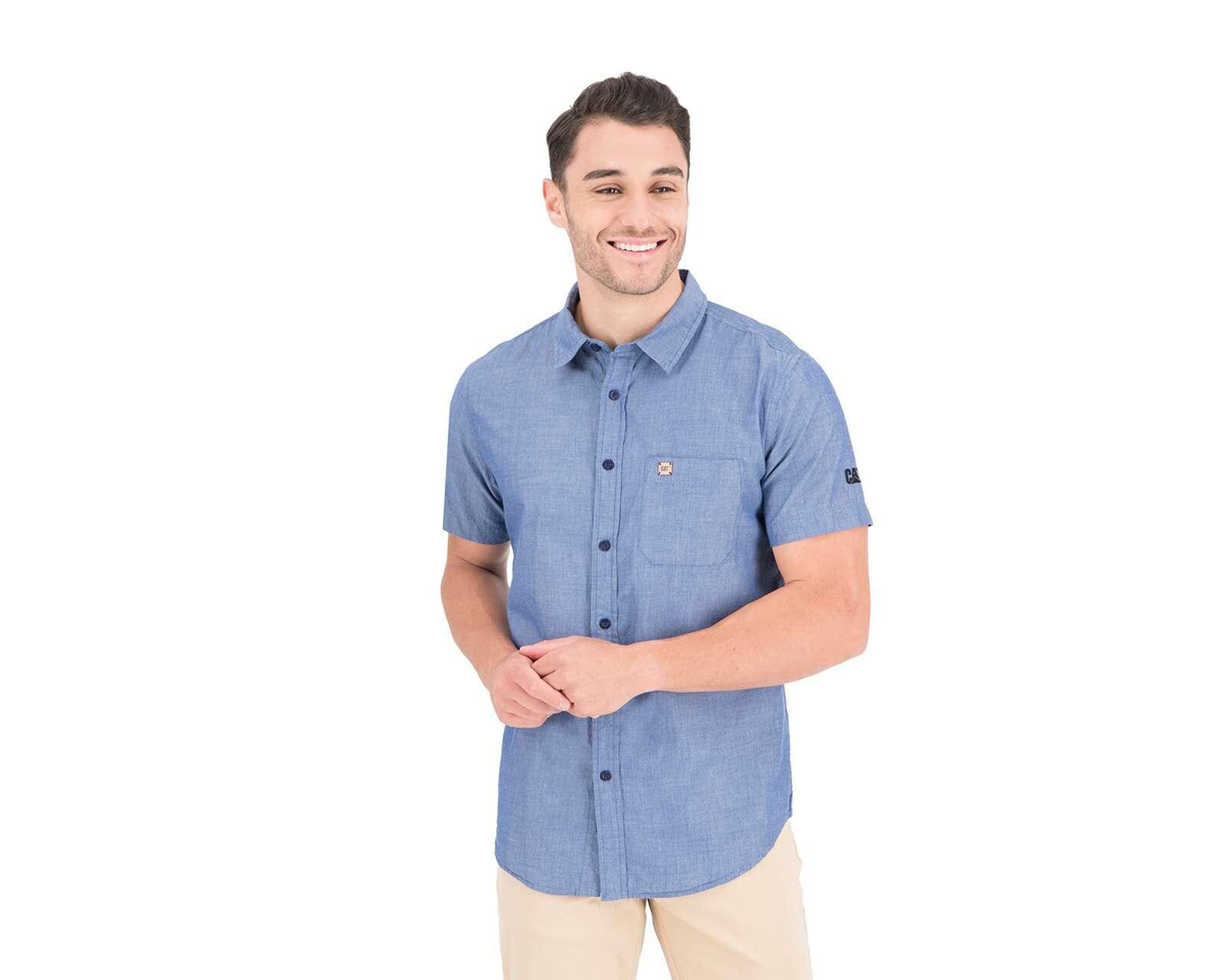 Foto 2 pulgar | Foto 1 | Camisa de Moda CAT Regular Fit Lisa