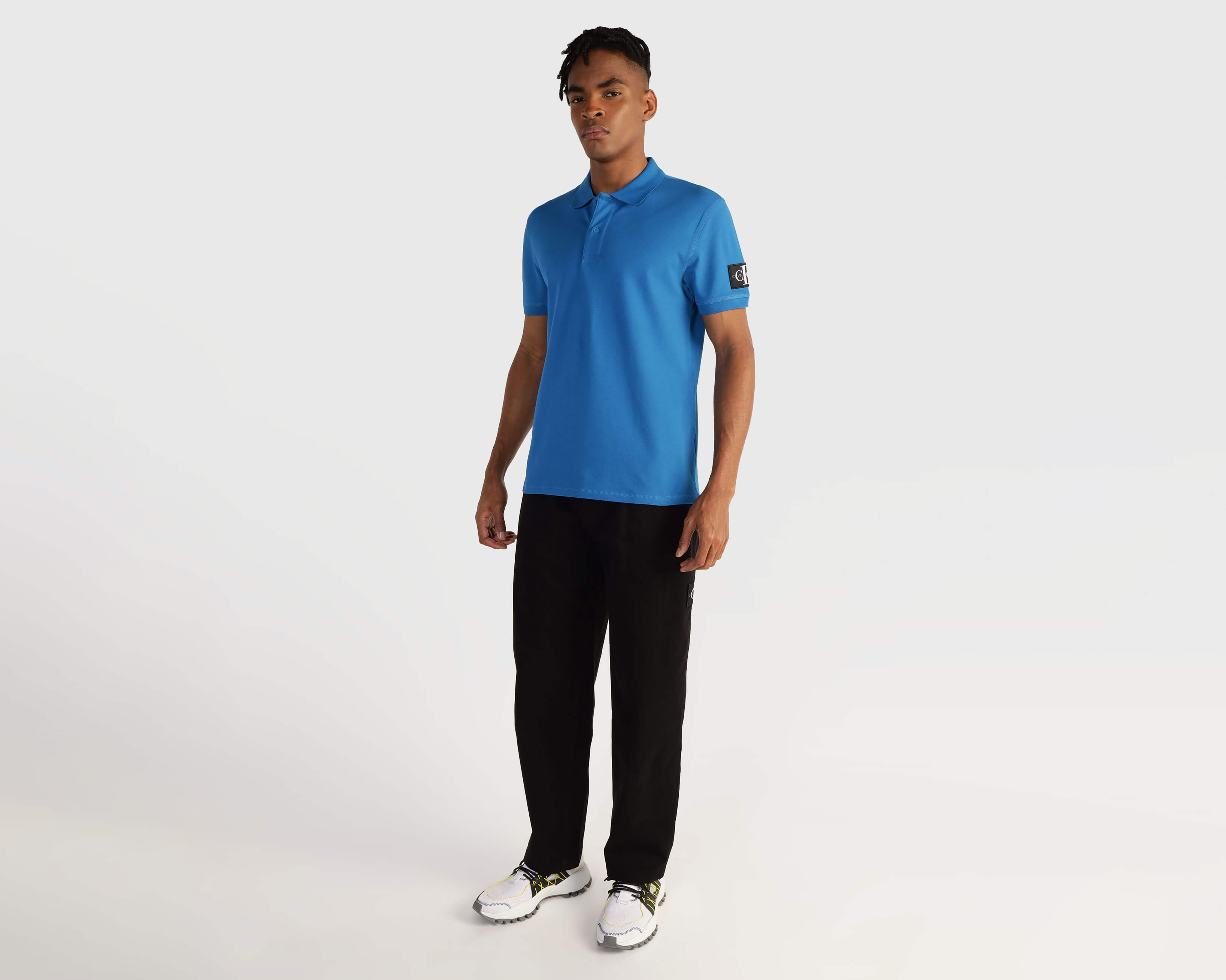 Foto 2 | Foto 2 | Playera Polo Calvin Klein Azul para Hombre