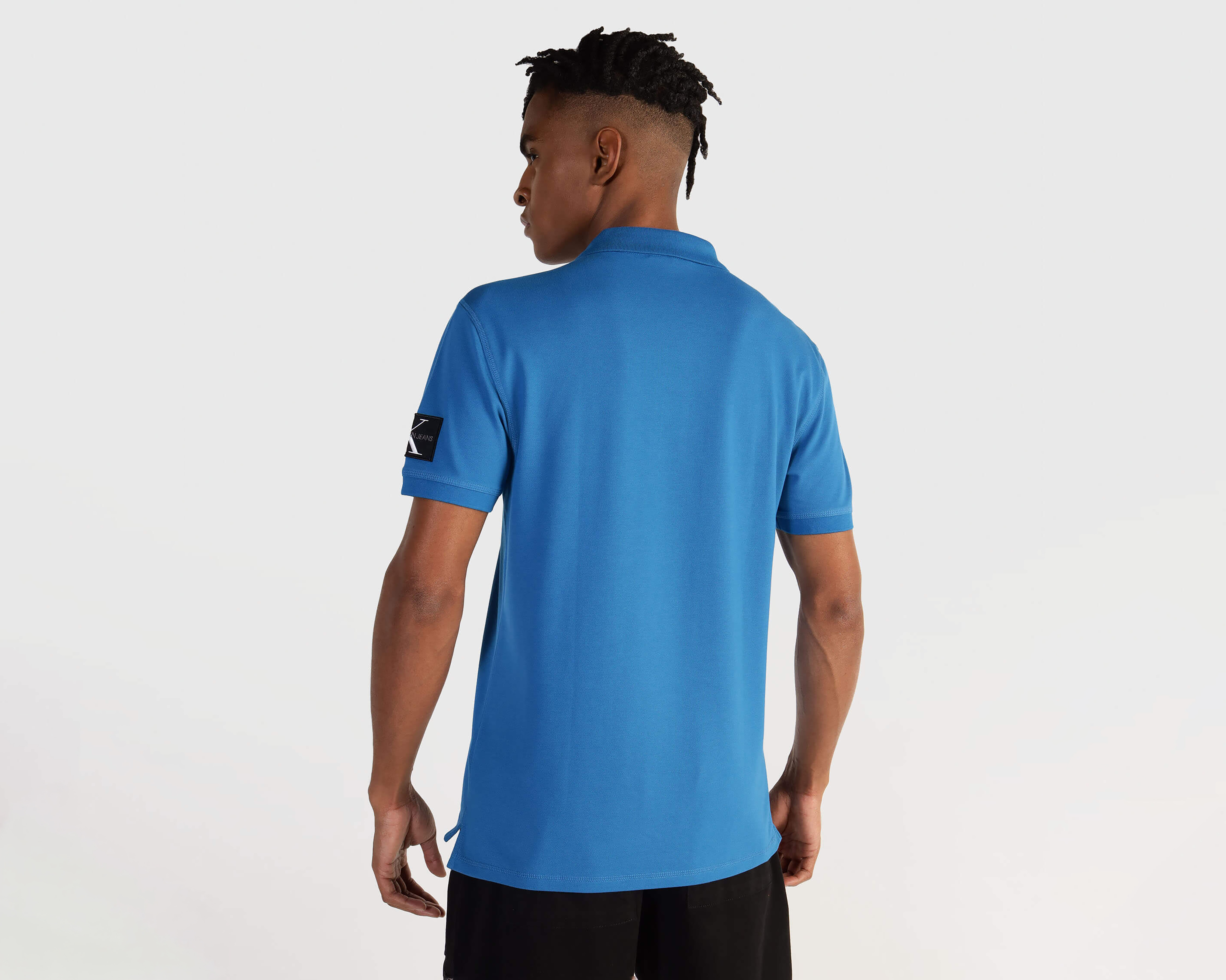 Foto 3 | Foto 3 | Playera Polo Calvin Klein Azul para Hombre