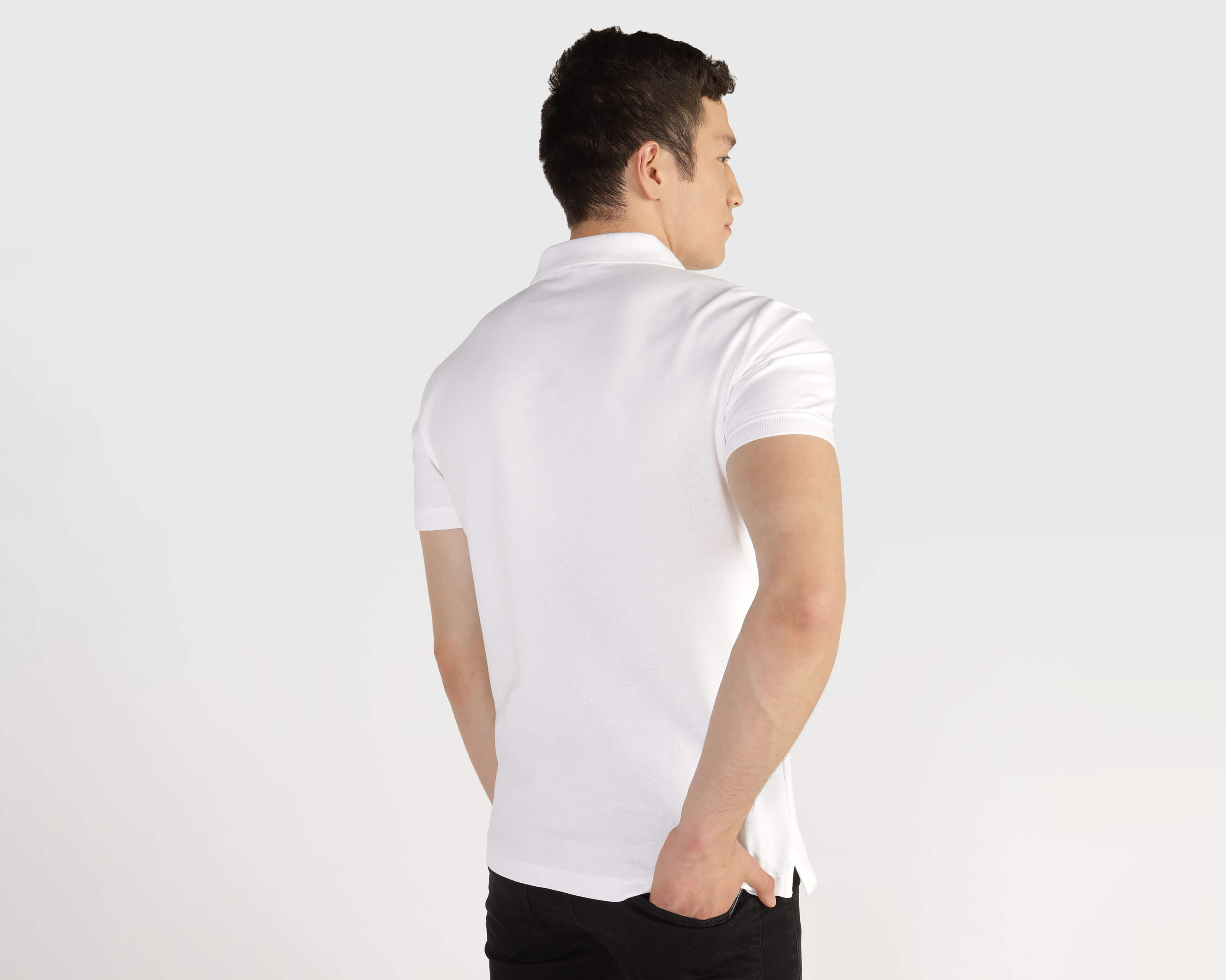 Foto 4 pulgar | Foto 3 | Playera Polo Calvin Klein Blanca para Hombre