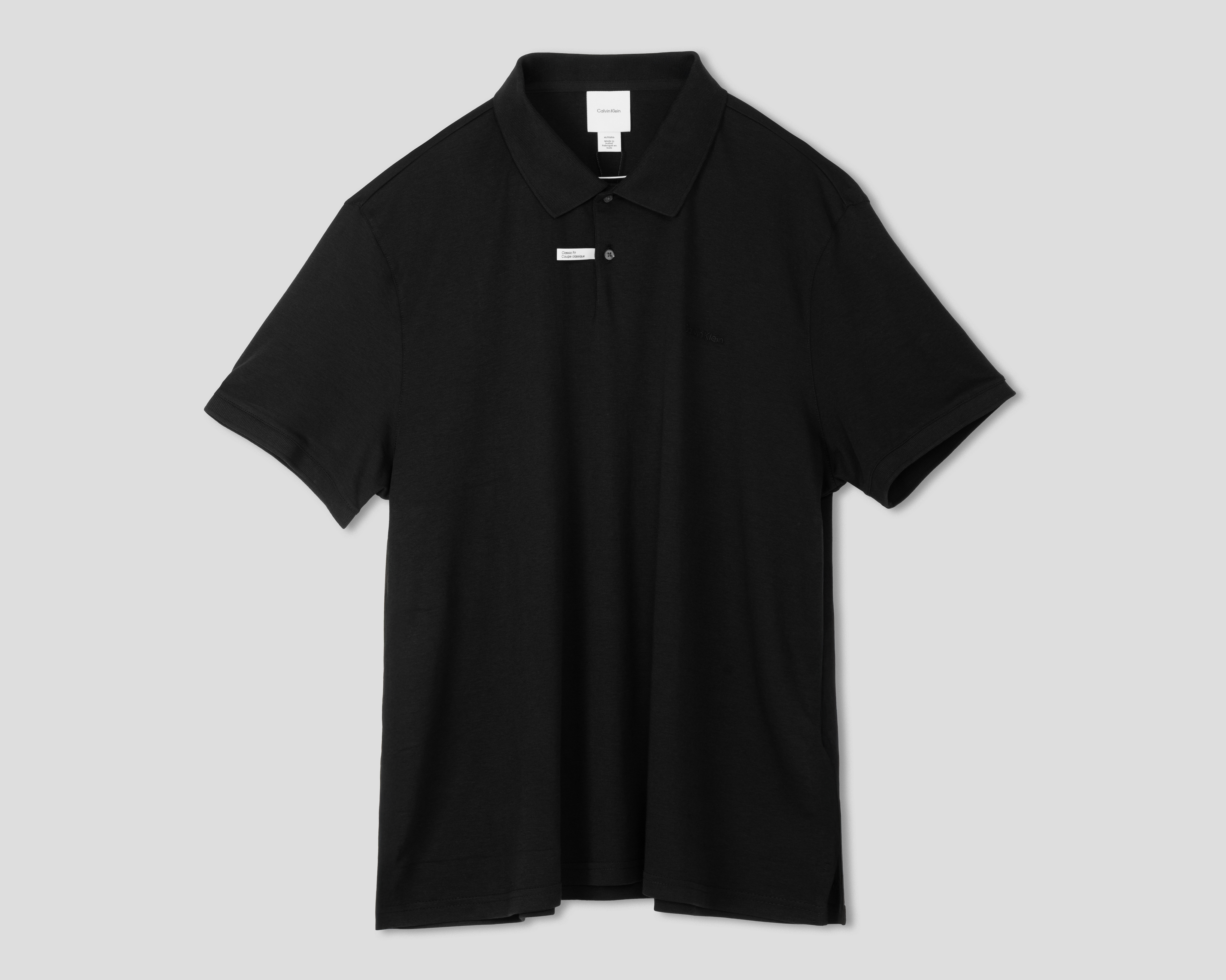 Playera Polo Calvin Klein Negra para Hombre