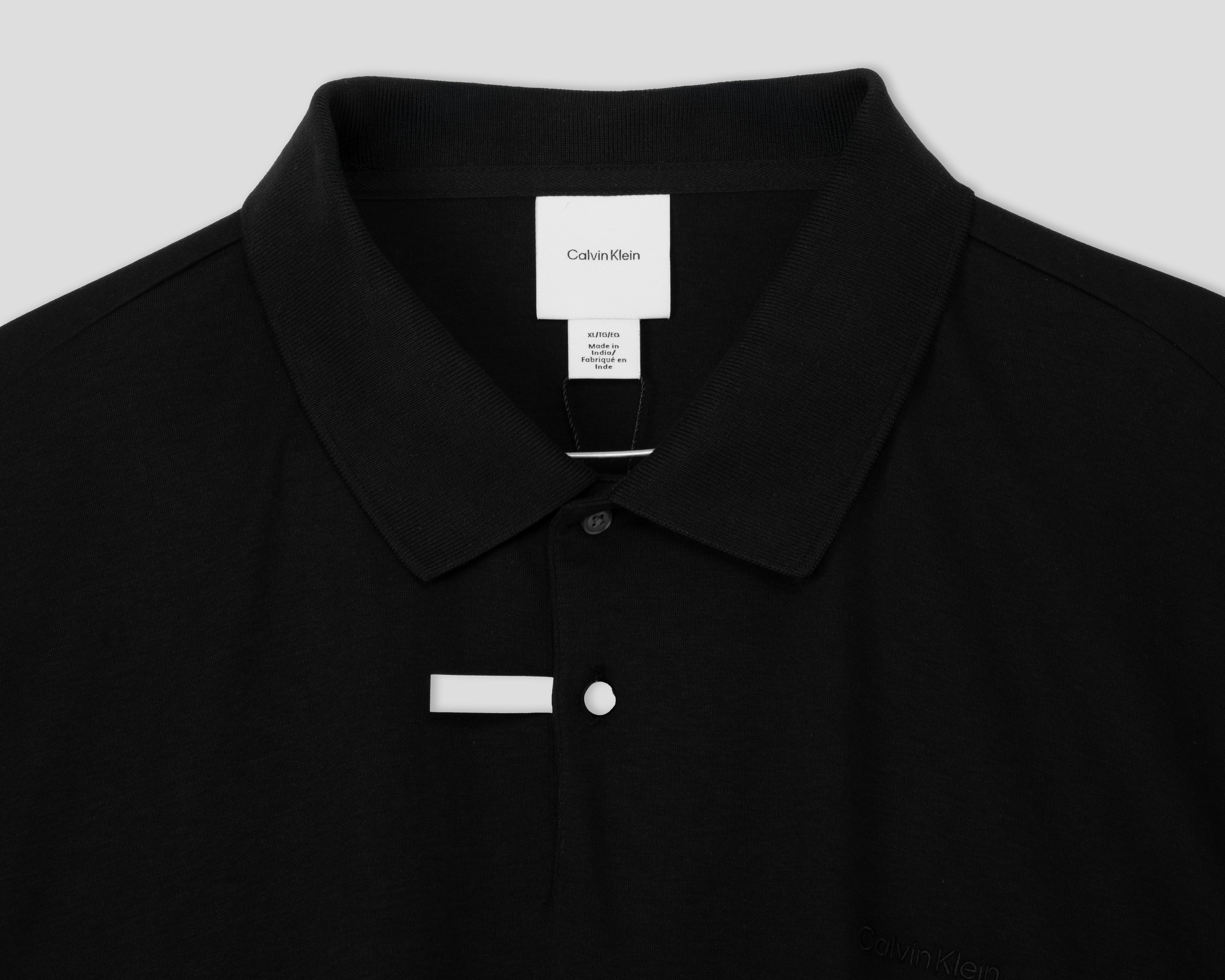 Foto 3 | Foto 3 | Playera Polo Calvin Klein Negra para Hombre