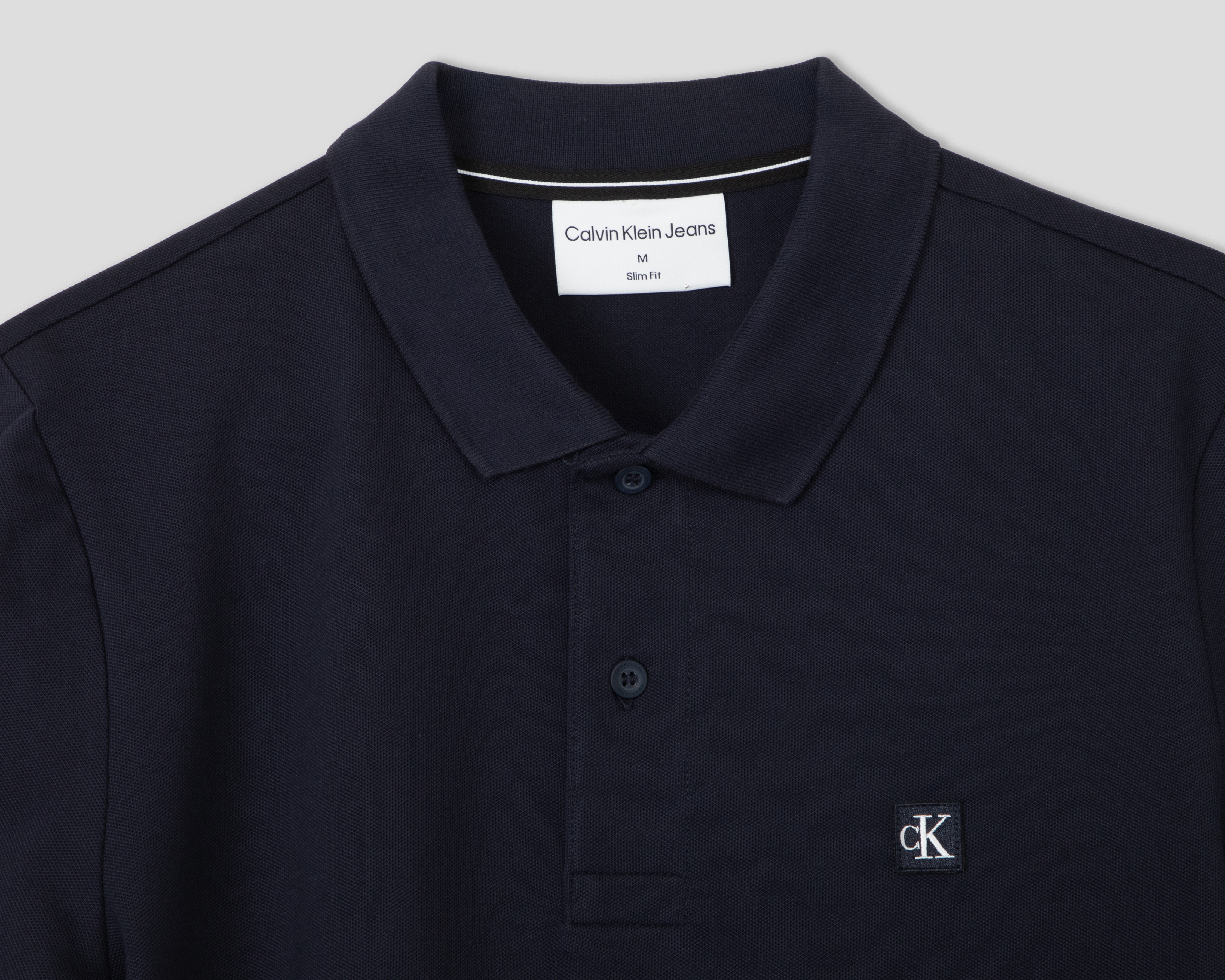 Foto 4 pulgar | Foto 3 | Playera Polo Calvin Klein Azul para Hombre