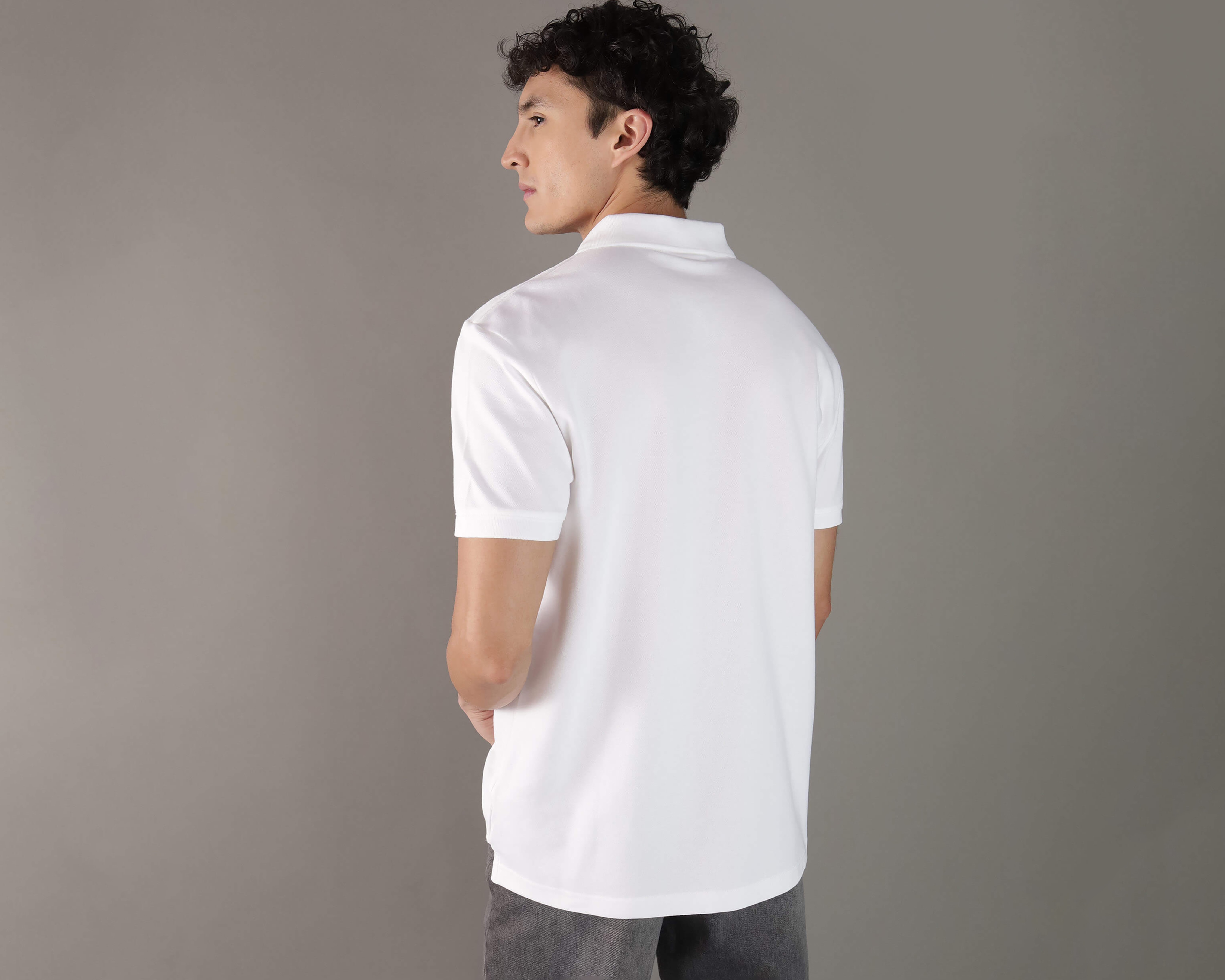 Foto 4 pulgar | Foto 3 | Playera Polo Calvin Klein Blanca para Hombre