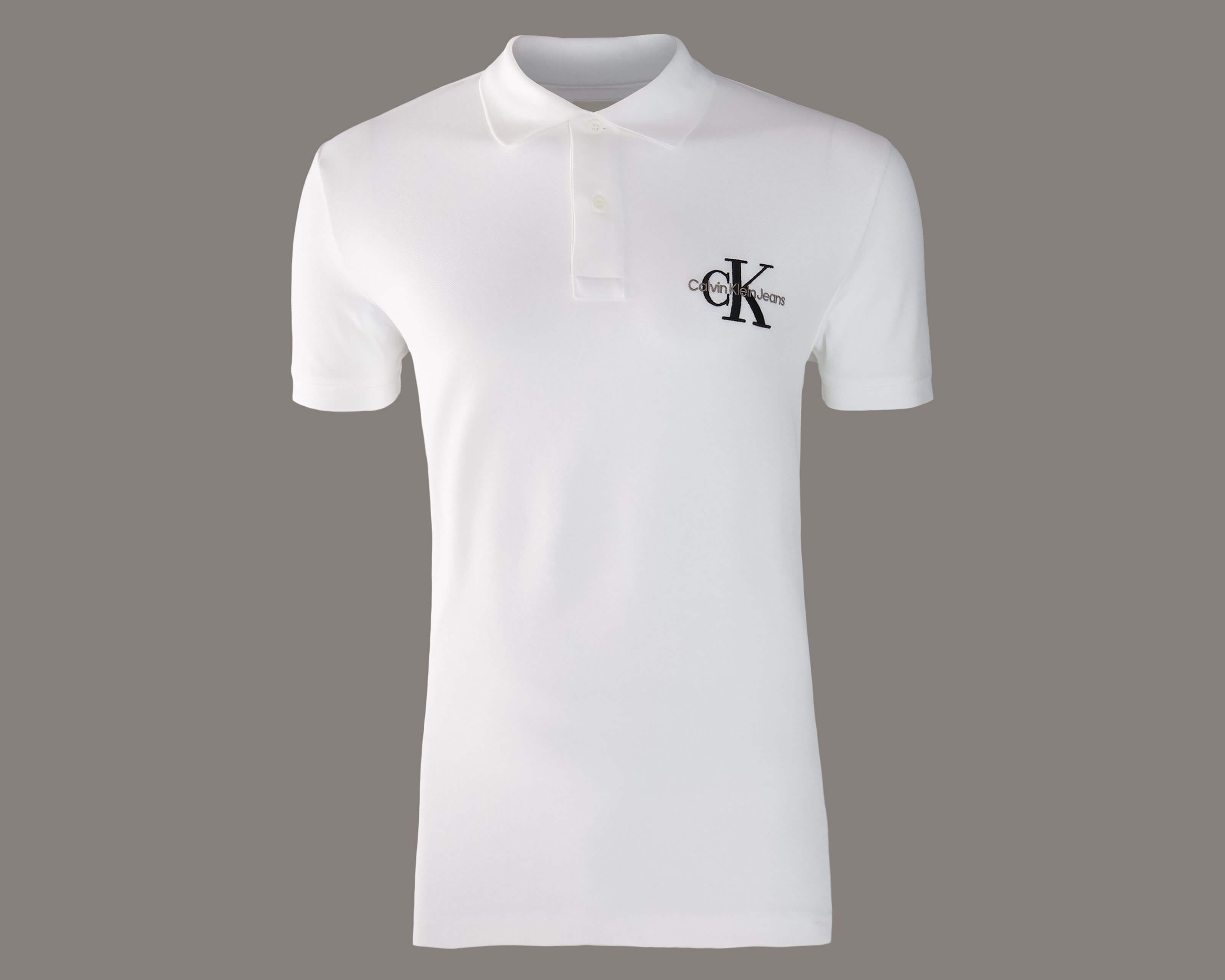 Foto 6 pulgar | Foto 5 | Playera Polo Calvin Klein Blanca para Hombre