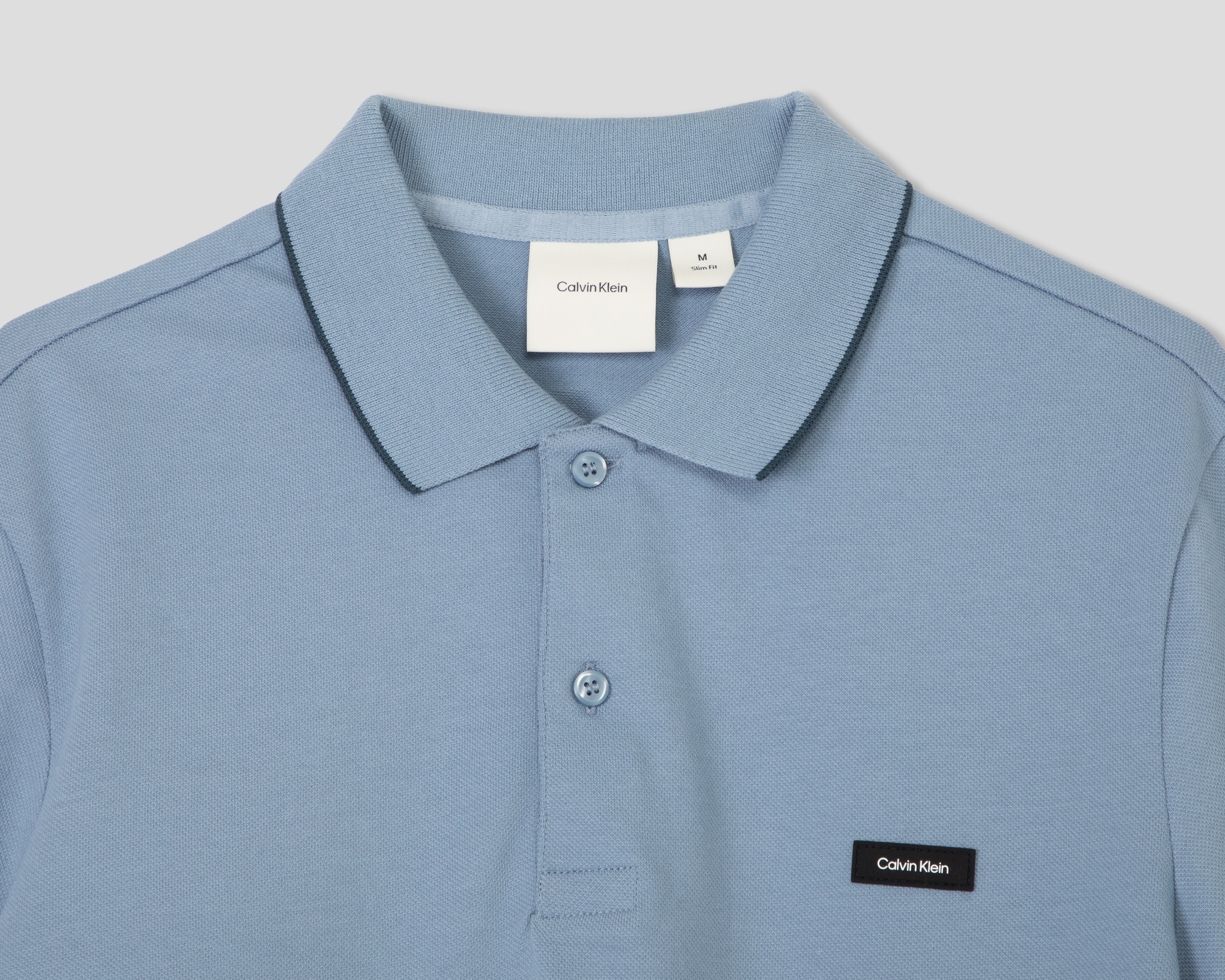 Foto 3 | Foto 3 | Playera Polo Calvin Klein Azul para Hombre